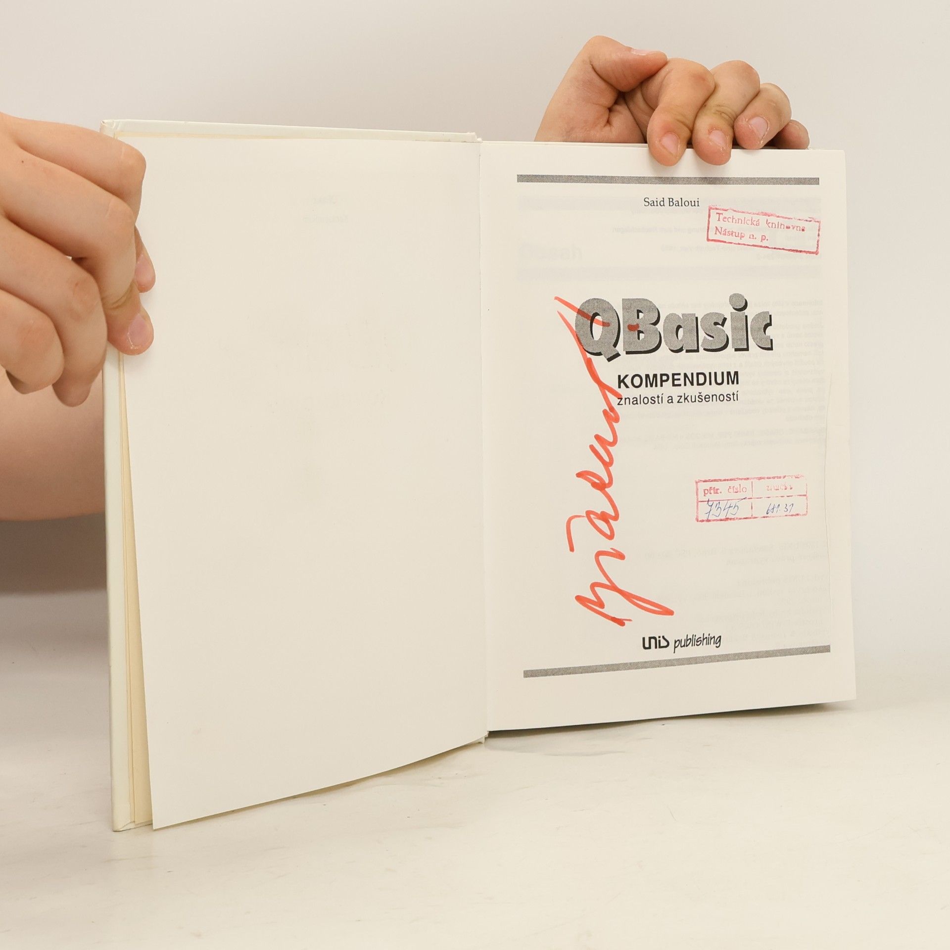 Said Baloui QBasic. Kompendium znalostí a zkušeností