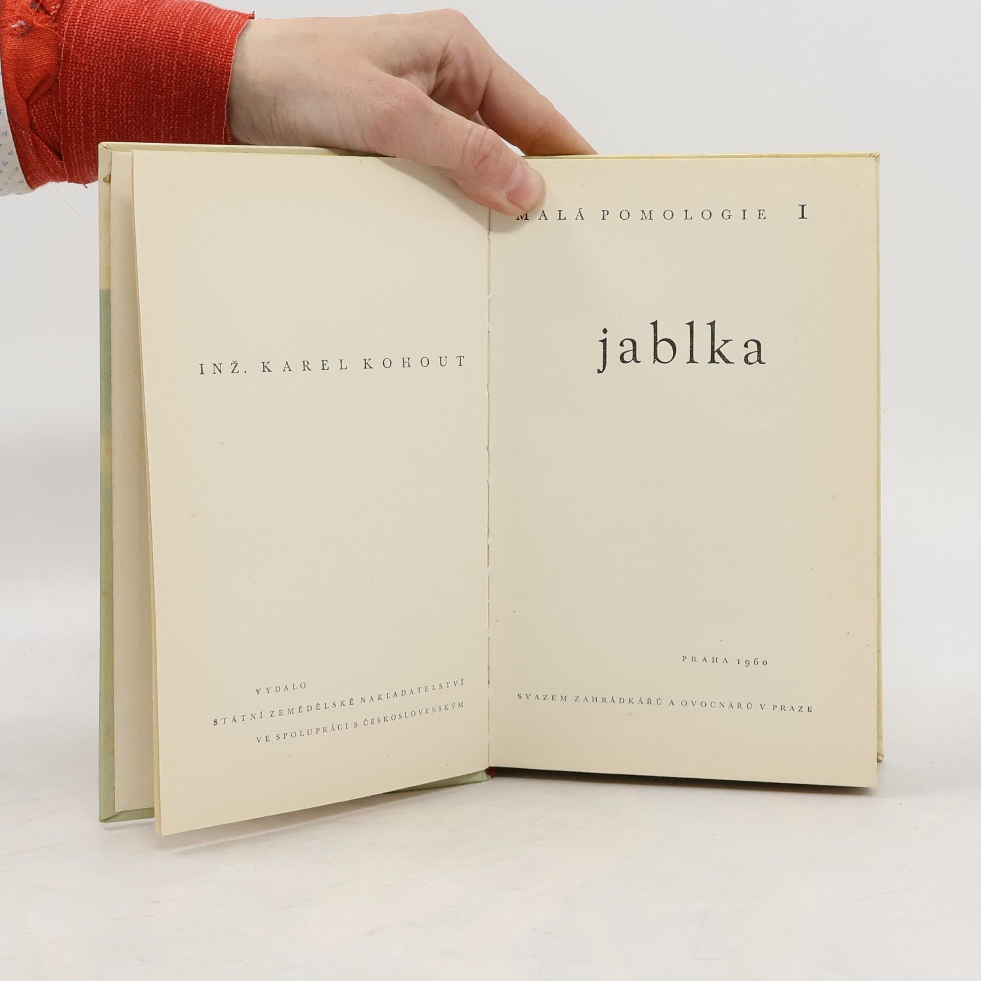 Karel Kohout Malá pomologie 1. Jablka