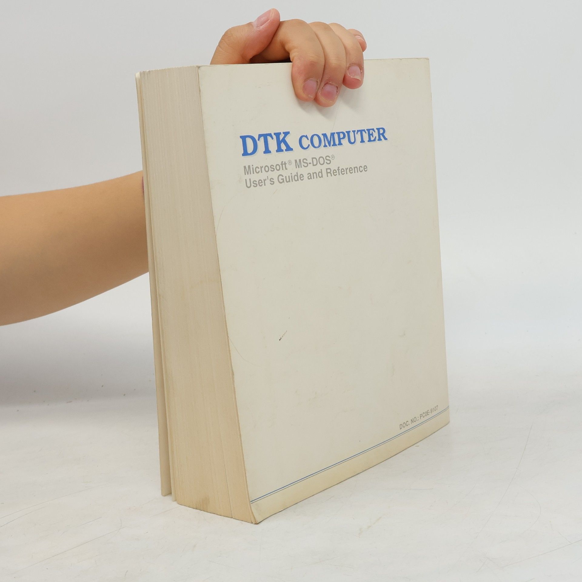 Collectif d'auteurs DTK COMPUTER 5.0. Microsoft MS-DOS User´s Guide and Reference