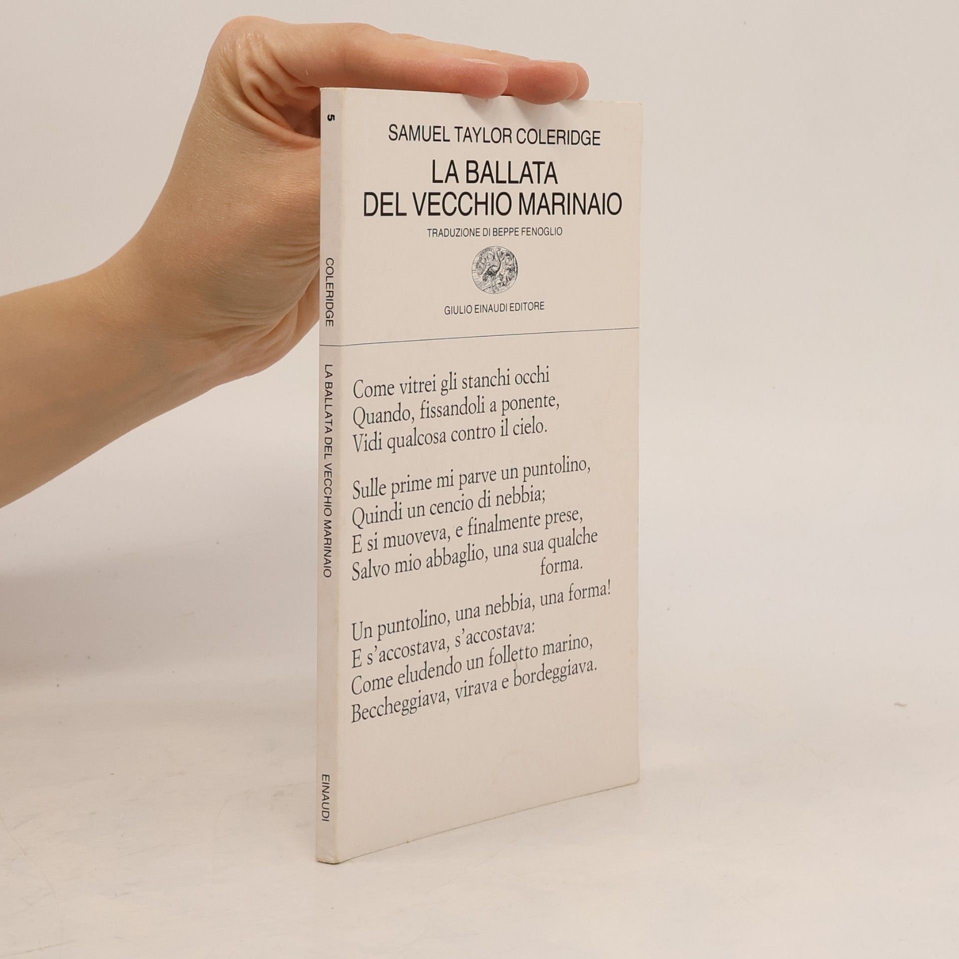 Samuel Taylor Coleridge Collezione di poesia - 5: La ballata del vecchio marinaio