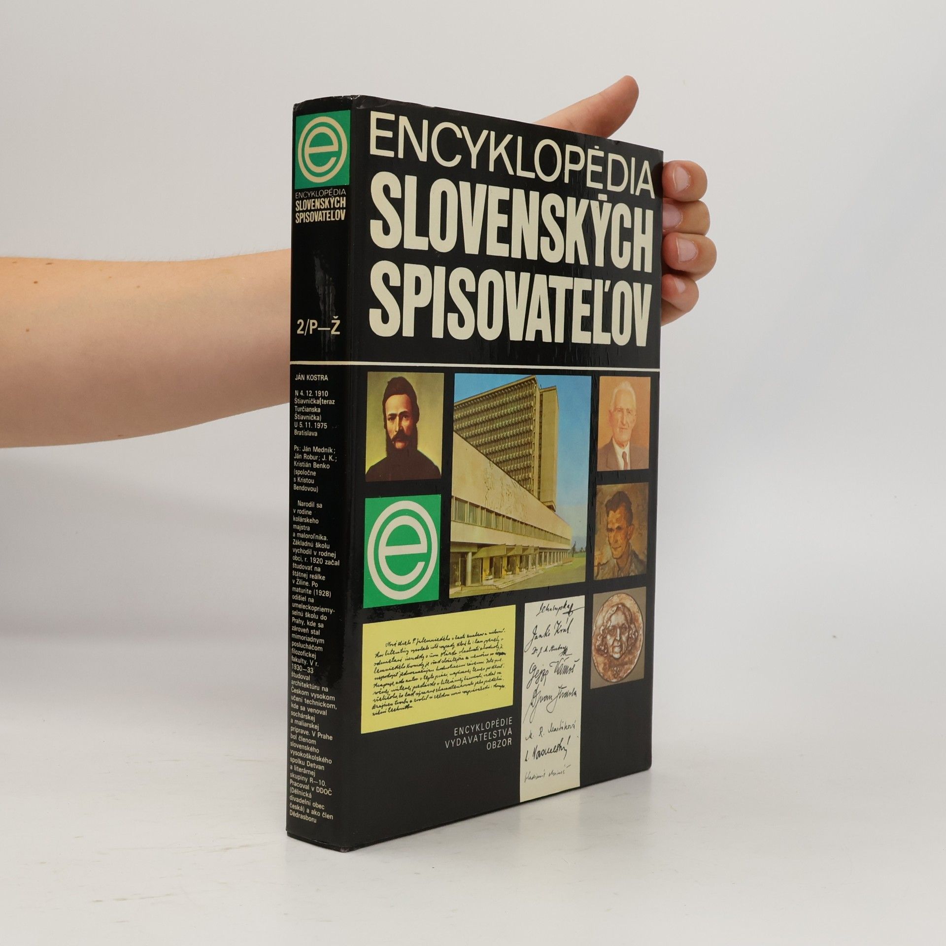 Karol Rosenbaum Encyklopédia slovenských spisovateľov. 2 P-Ž
