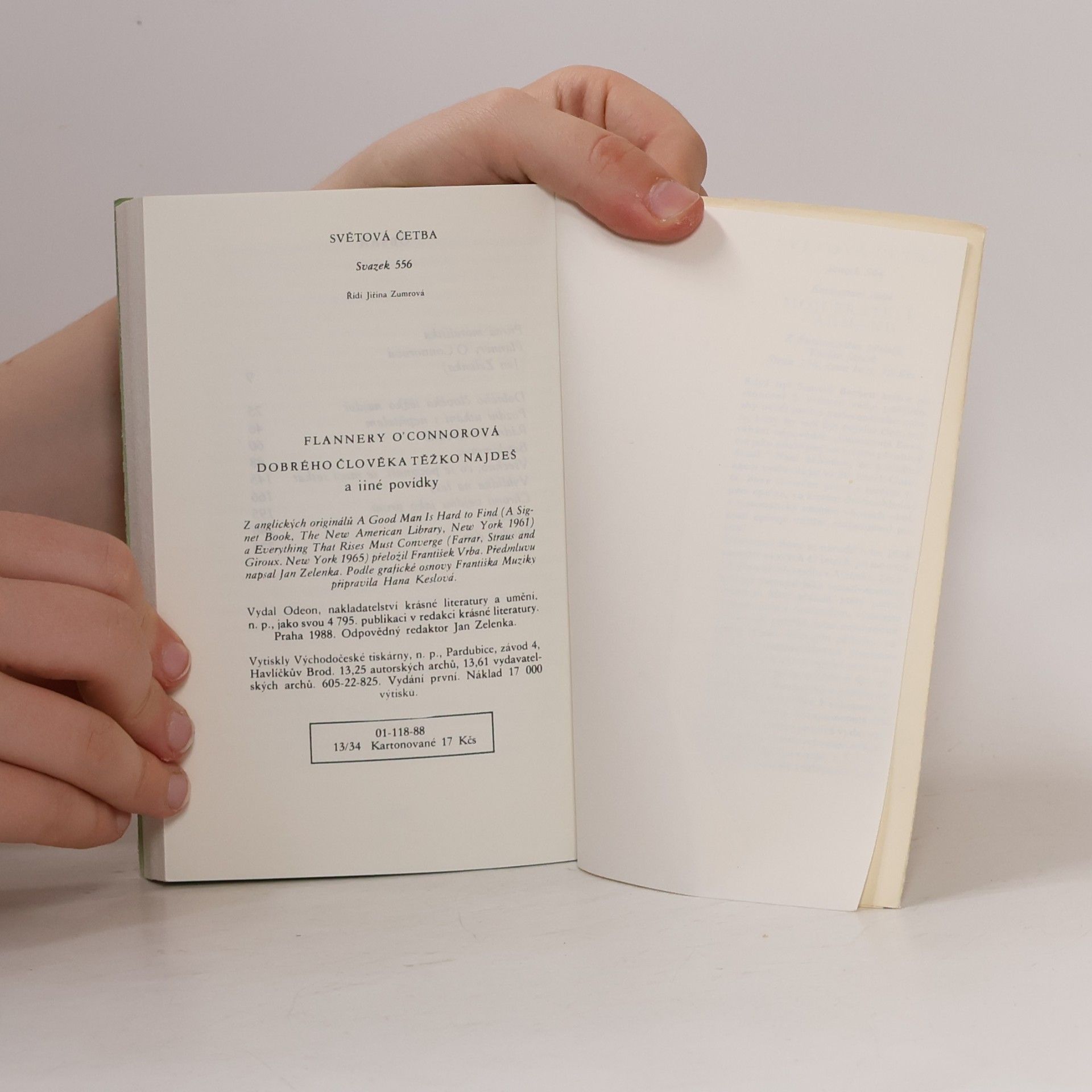 Flannery O. Connor Dobrého člověka těžko najdeš a jiné povídky