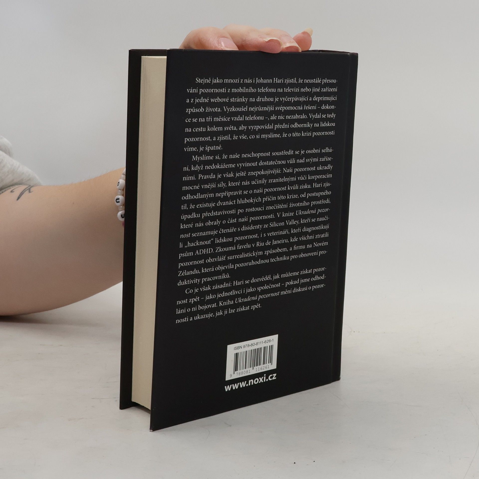Johann Hari Ukradená pozornost : proč nedokážeme dávat pozor