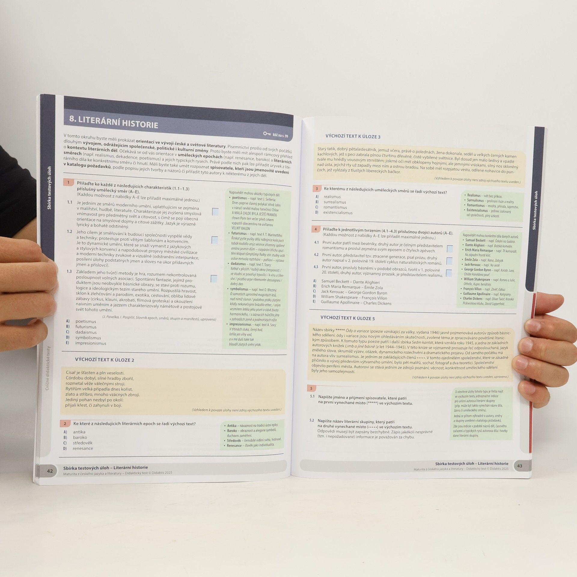 AA.VV. Maturita z českého jazyka a literatury. Didaktický test 2026