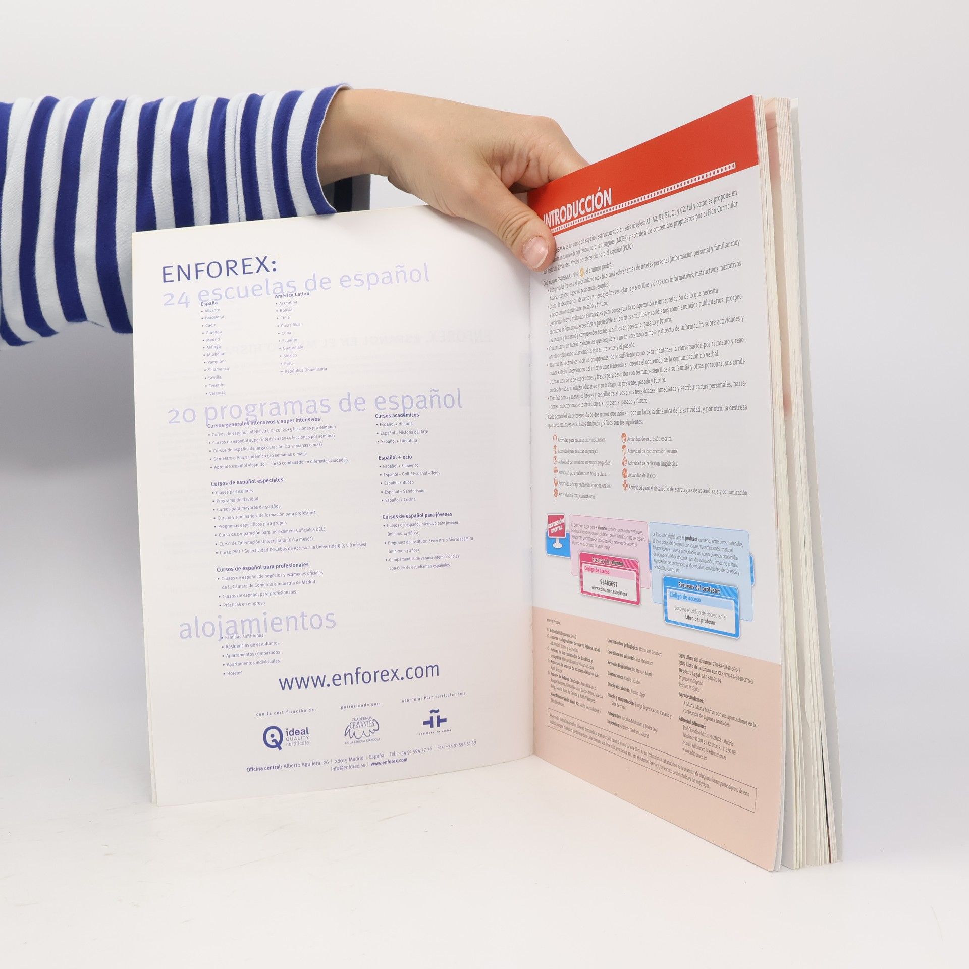 Kolektiv autorů Elemental Español A2 manual del estudiante