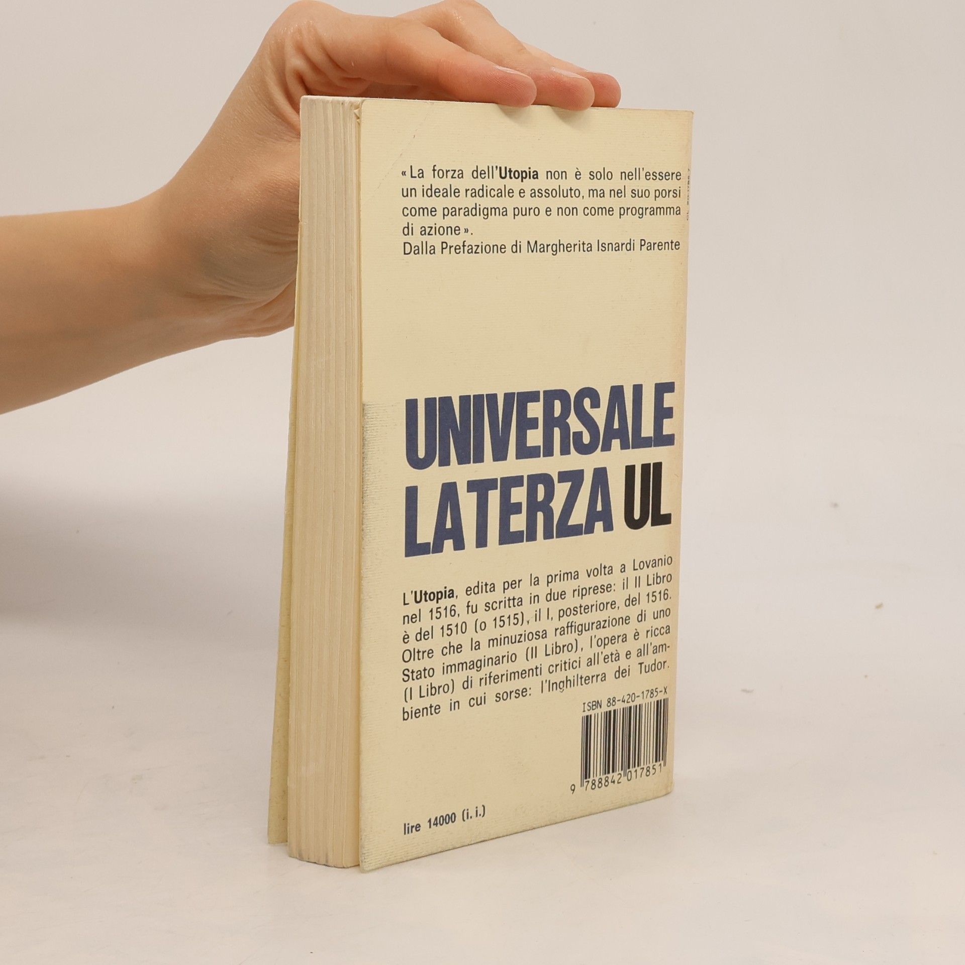 Tommaso Moro Utopia 585