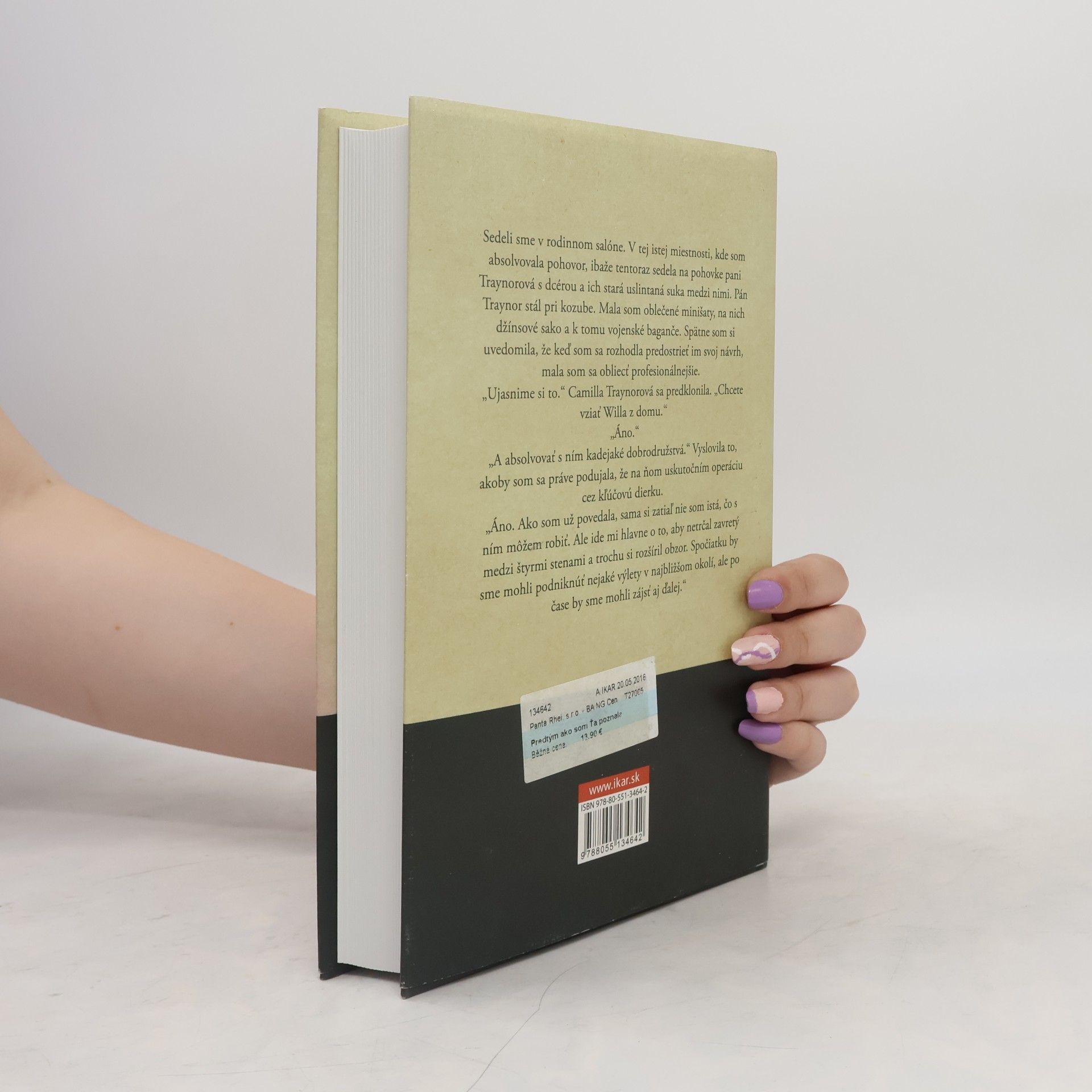 Jojo Moyes Predtým ako som ťa poznala