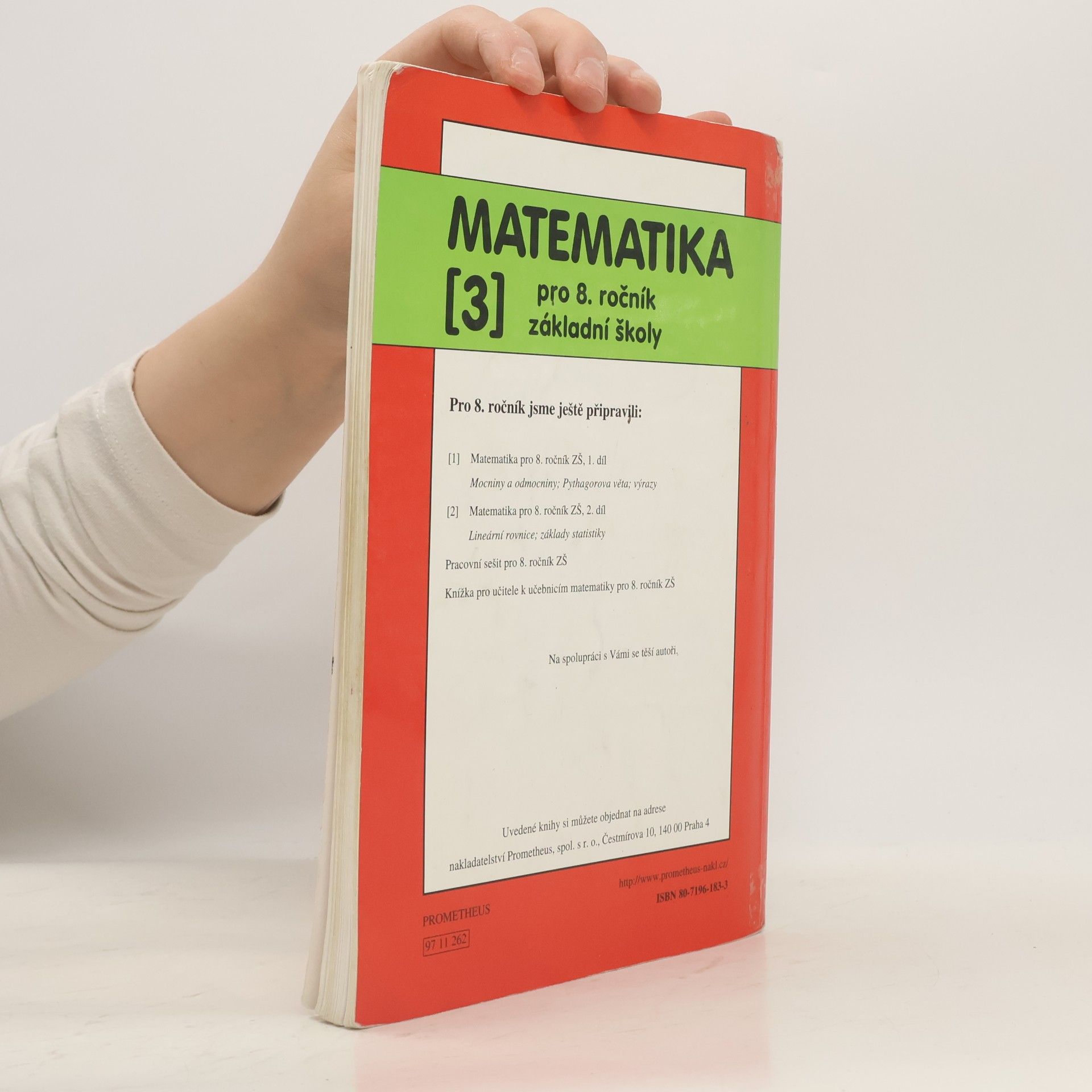 Jiří Kadleček Matematika pro 8. ročník základní školy. 3, Kruh, kružnice, válec, konstruční úlohy