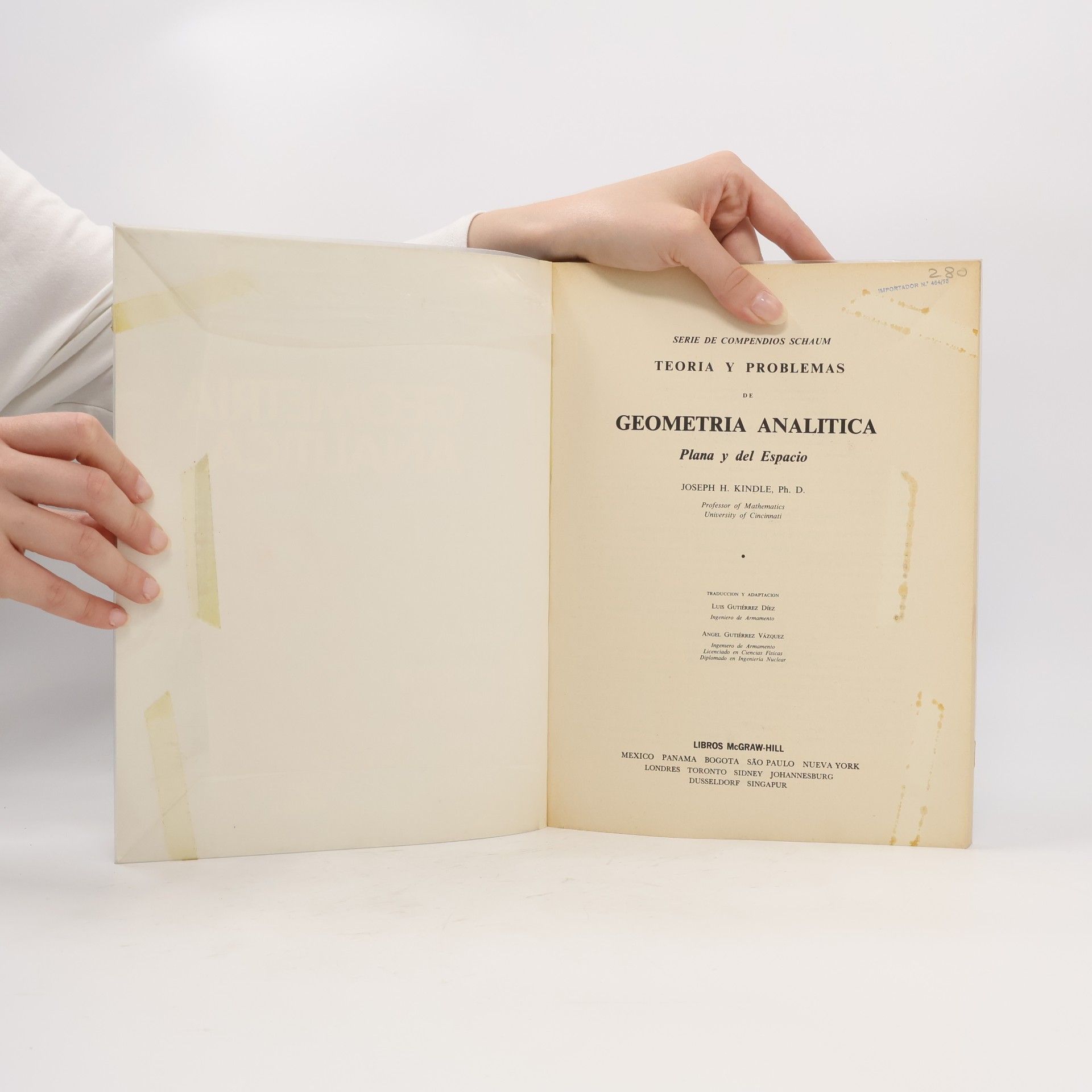 Joseph H. Kindle Geometria analitica