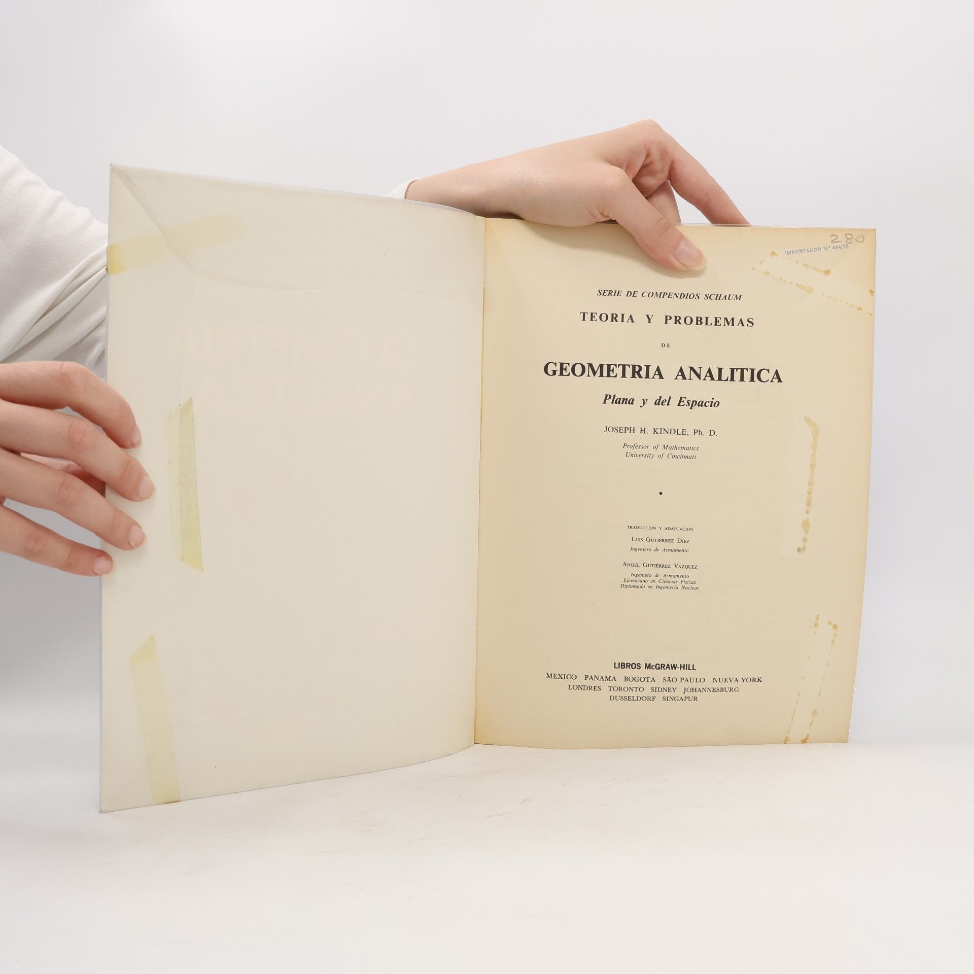 Joseph H. Kindle Geometria analitica