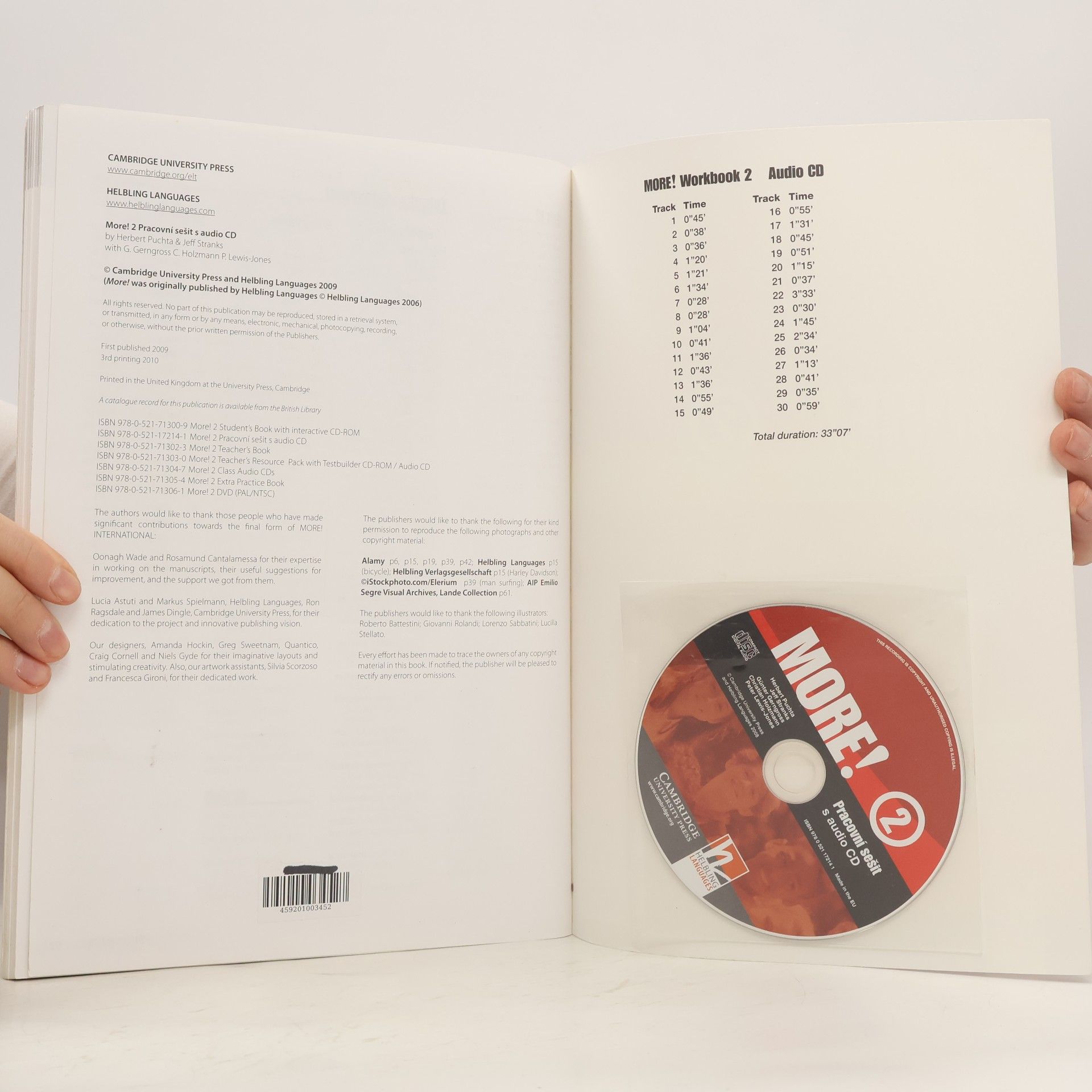 Herbert Puchta More! Level 2 Workbook with Audio CD Czech Edition
