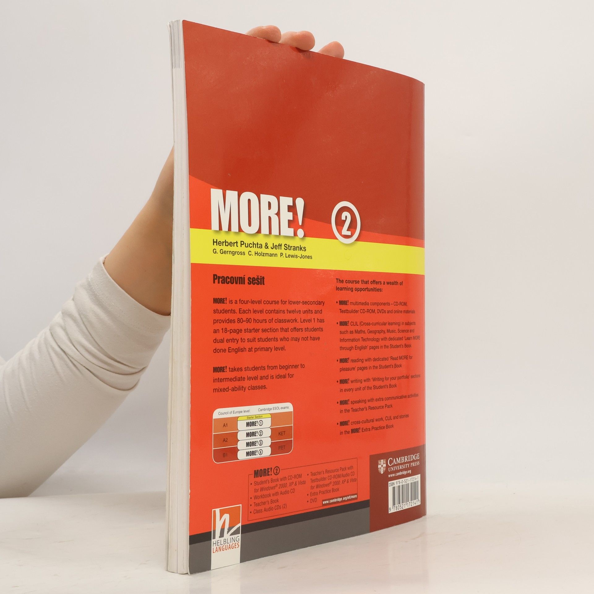 Herbert Puchta More! Level 2 Workbook with Audio CD Czech Edition