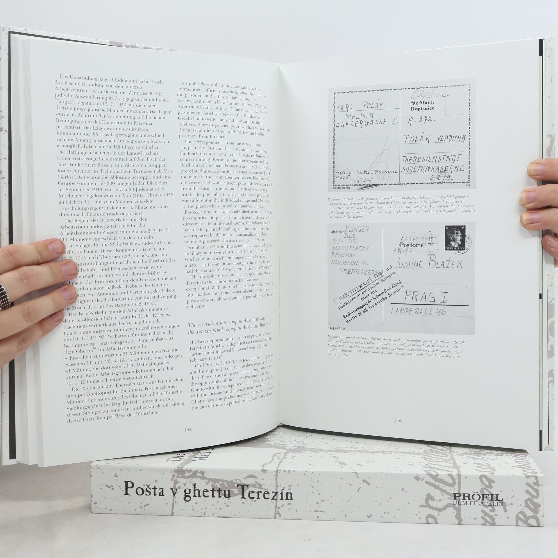 Beneš František Pošta v ghettu Terezín / Die Post im Ghetto Theresienstadt / Mail service in the Ghetto Terezín : 1941 - 1945