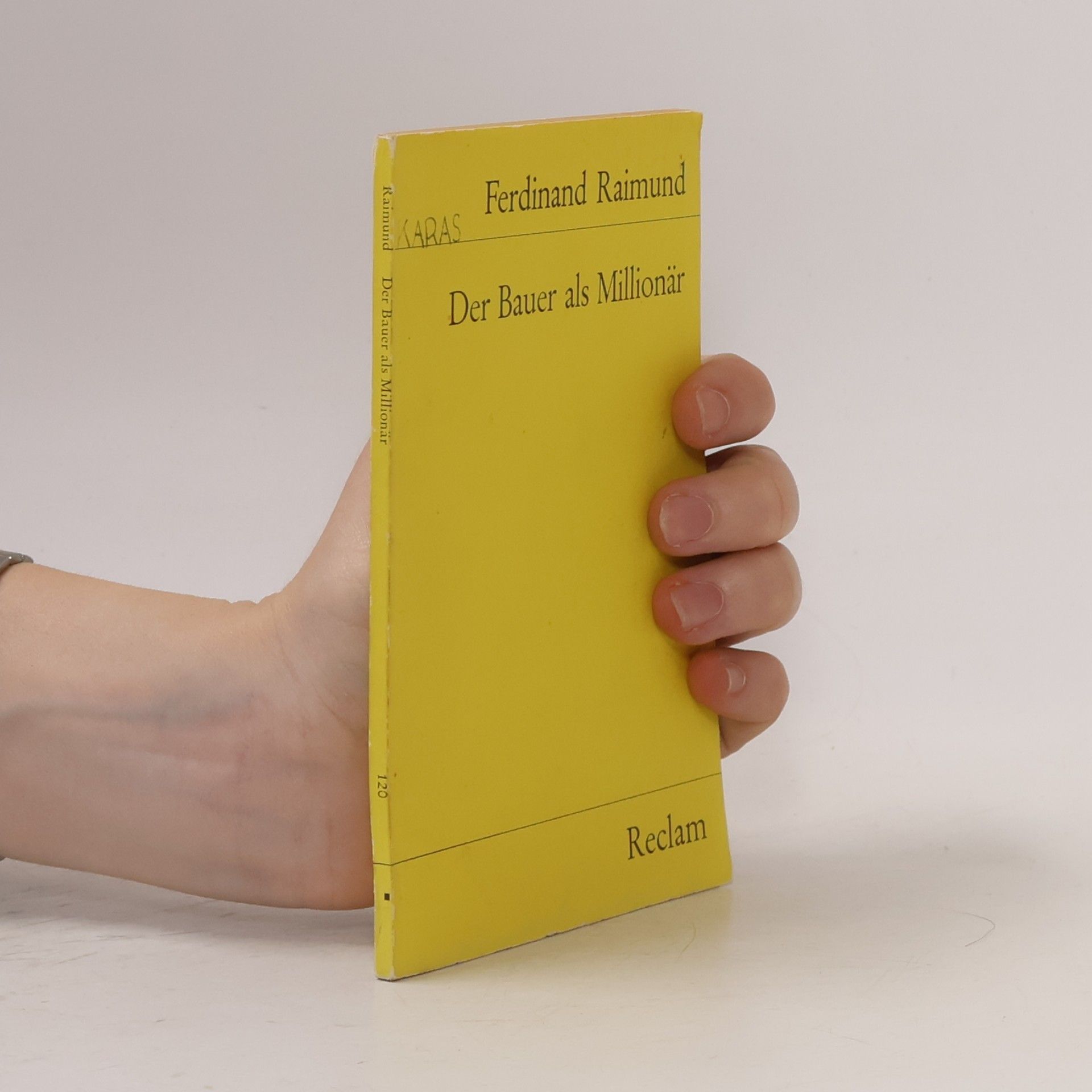 Ferdinand Raimund Der Bauer als Millionär