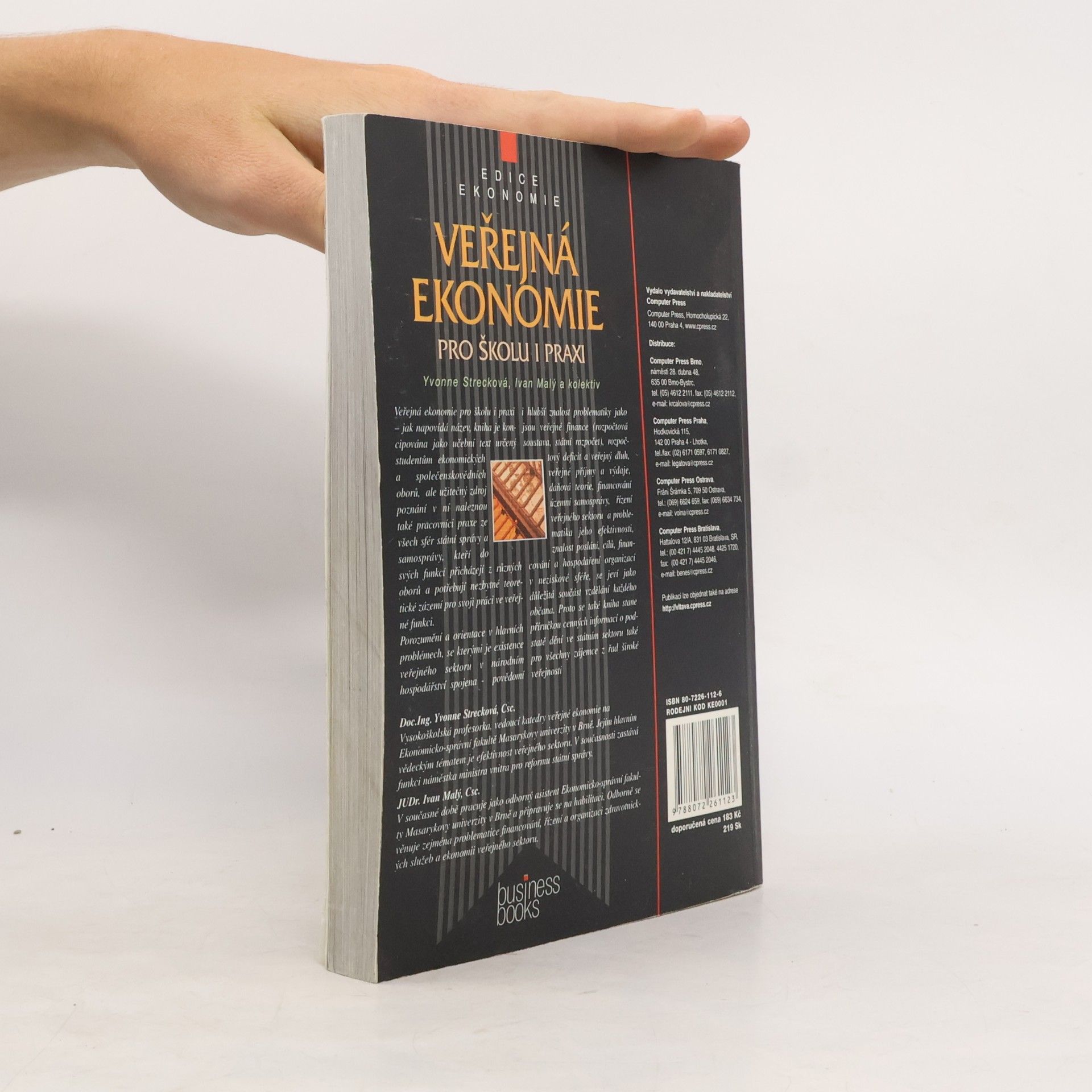 Autores varios Veřejná ekonomie pro školu i praxi