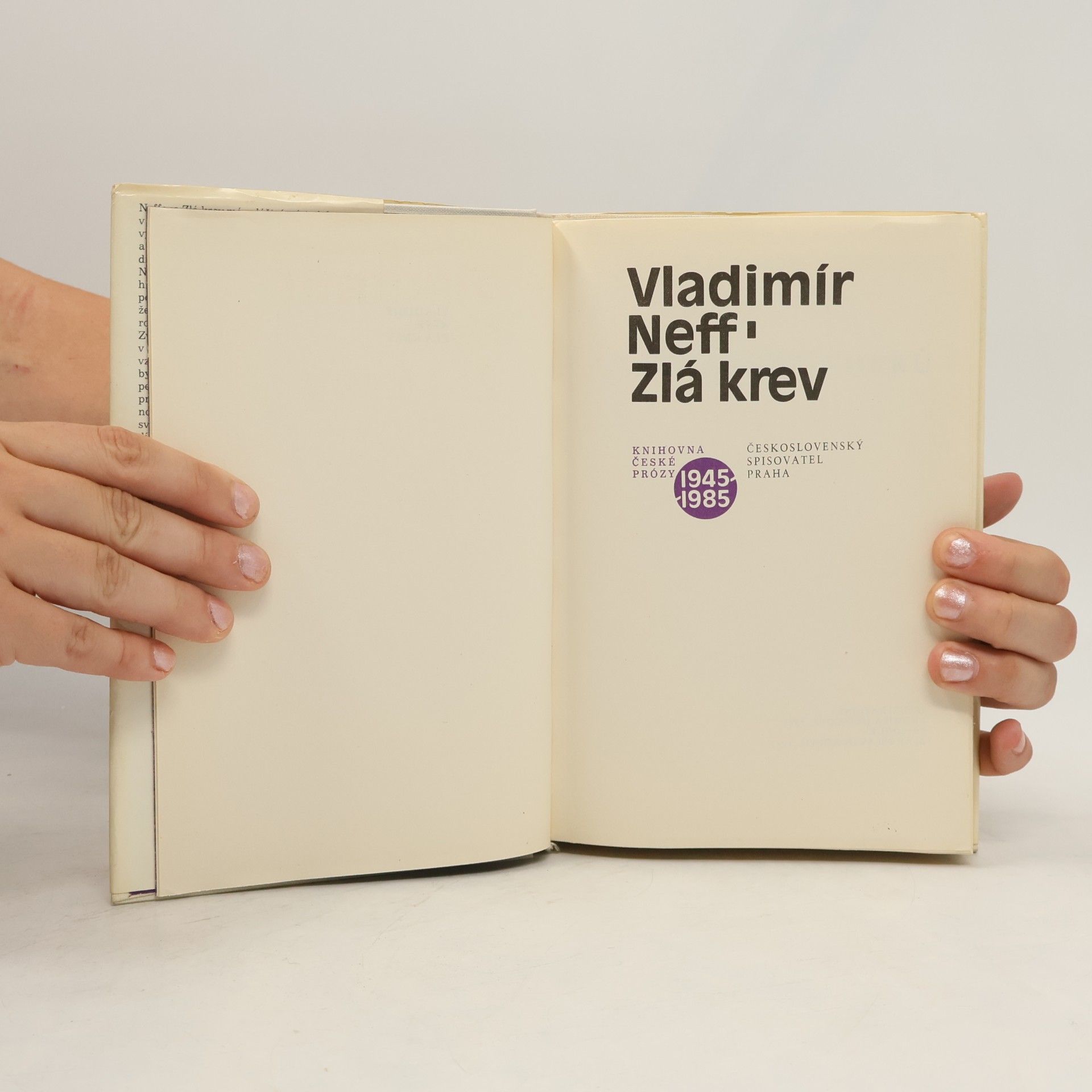 Vladimír Neff Zlá krev