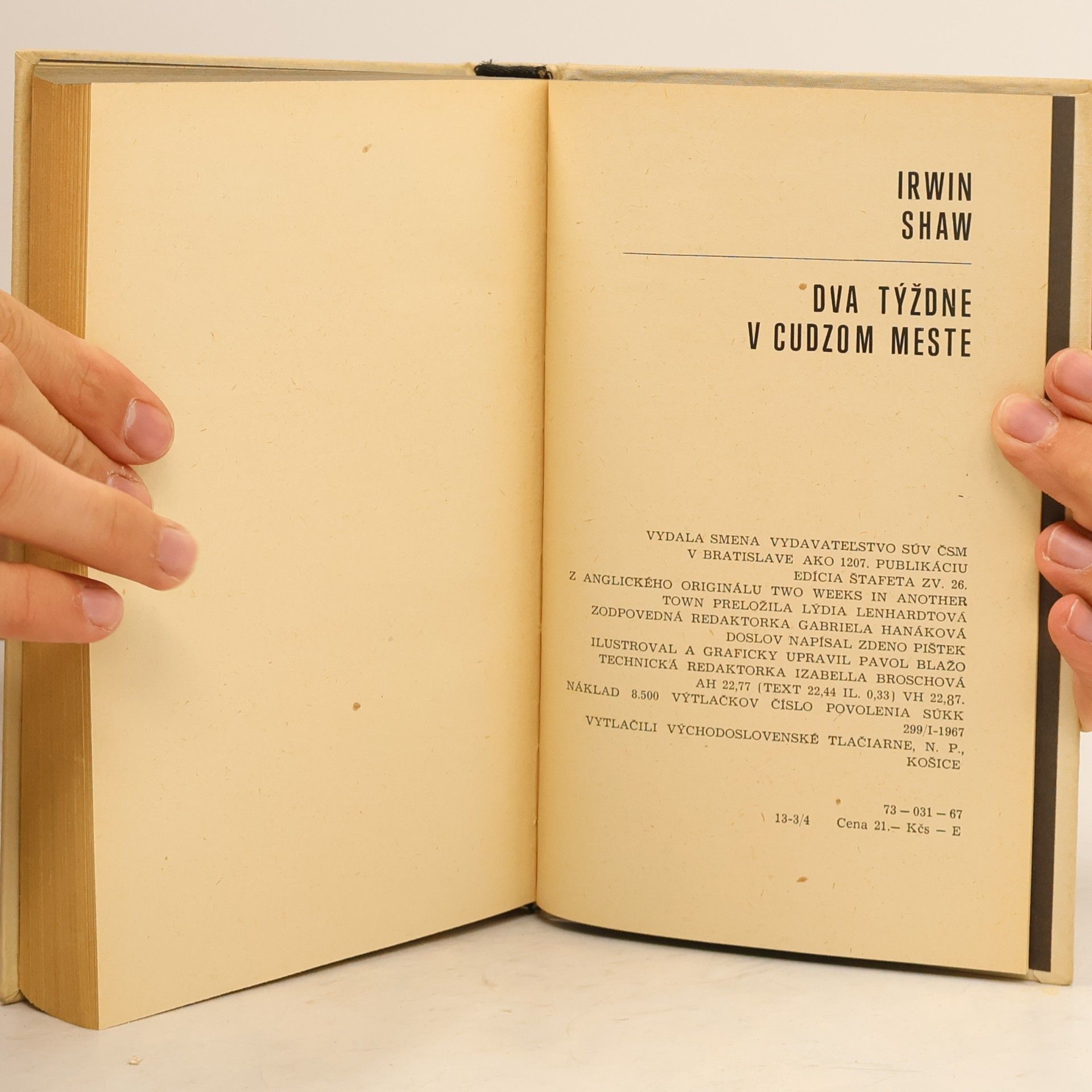 Irwin Shaw Dva týždne v cudzom meste