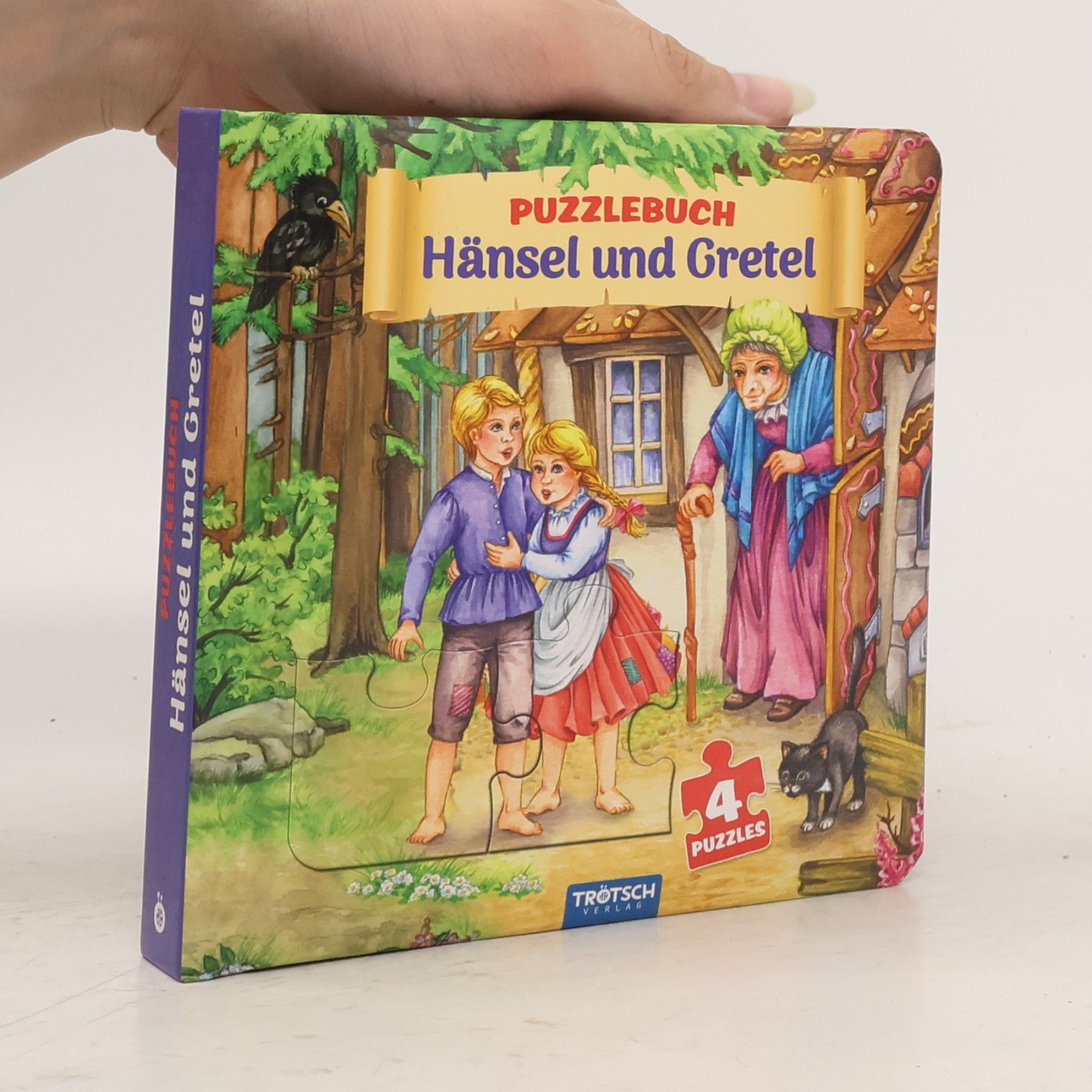 Trötsch Verlag Trötsch Pappenbuch Puzzlebuch Hänsel und Gretel