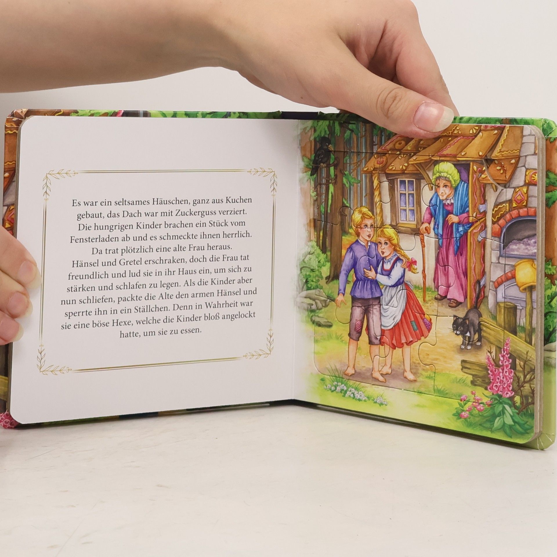 Trötsch Verlag Trötsch Pappenbuch Puzzlebuch Hänsel und Gretel