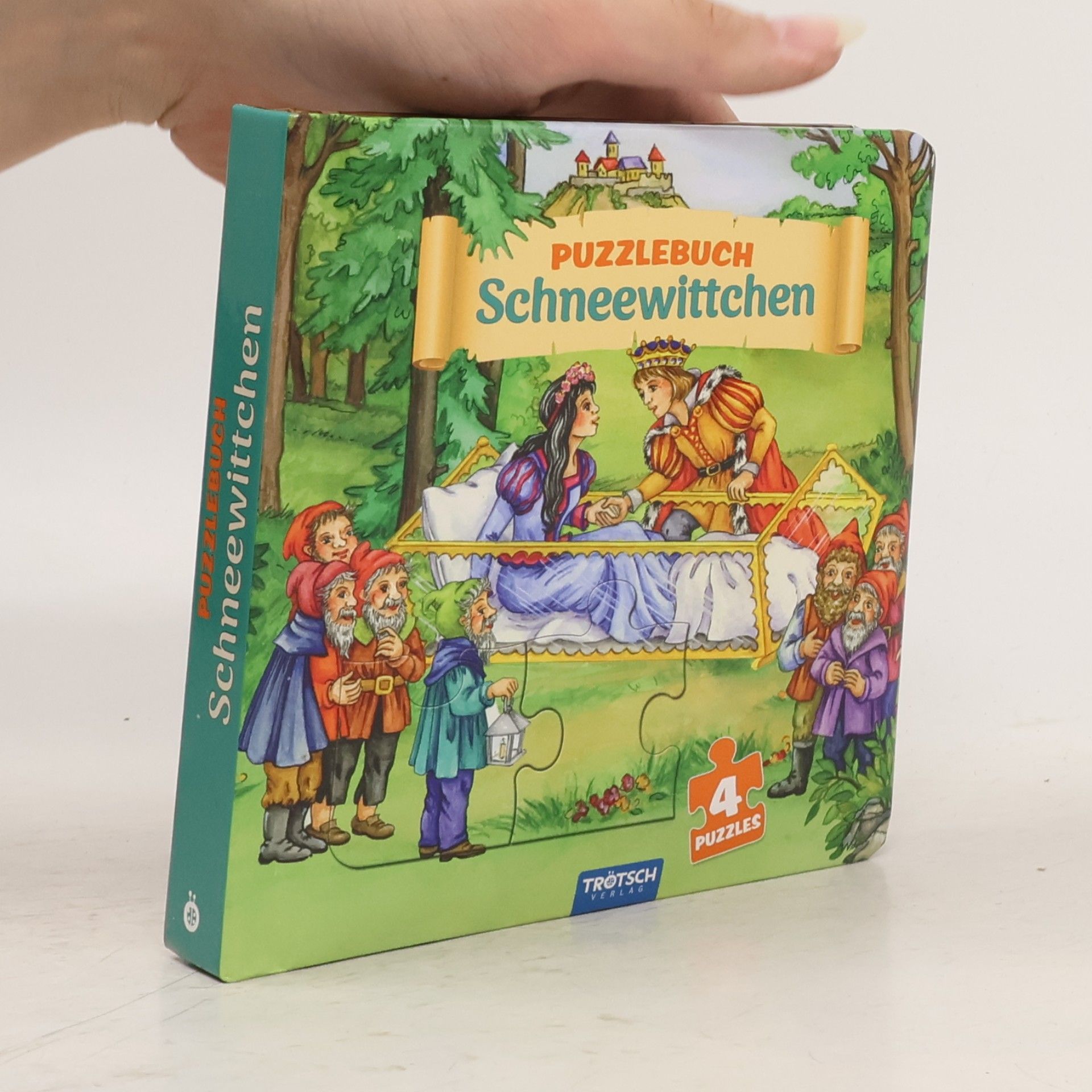 Trötsch Verlag Trötsch Pappenbuch Puzzlebuch Schneewittchen