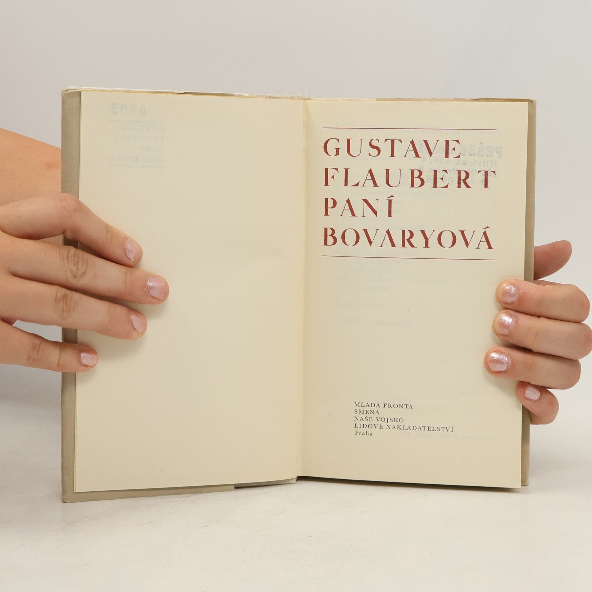 Gustave Flaubert Paní Bovaryová