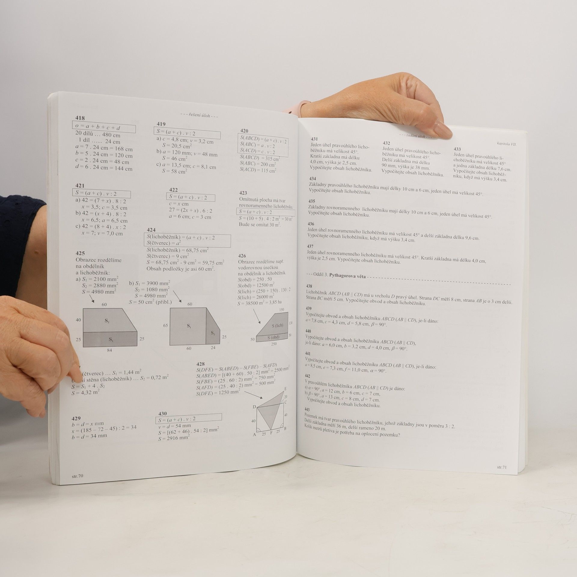 Alois Poštulka Výpočty v geometrii - 888 úloh