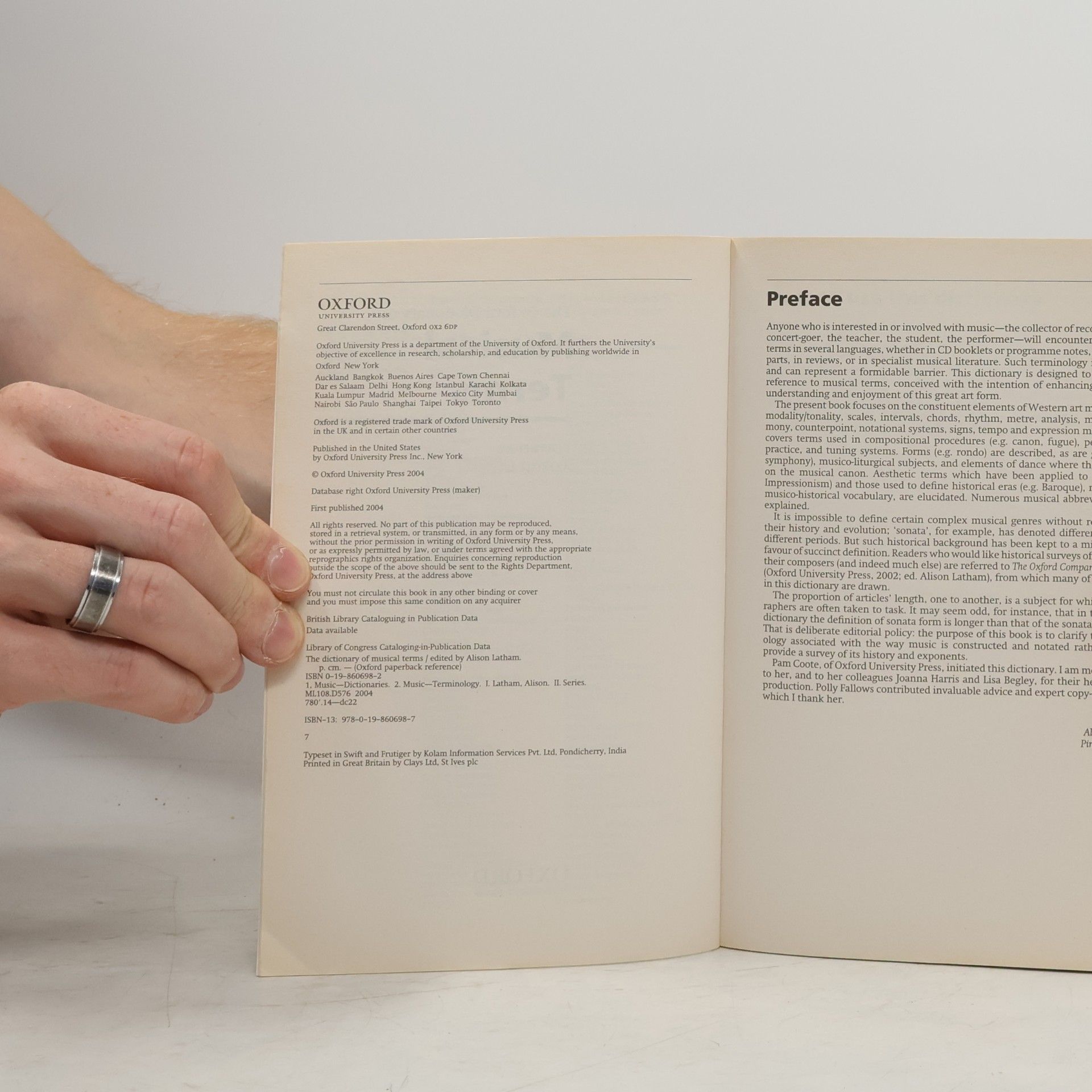 Alison Latham Oxford Dictionary of Musical Terms