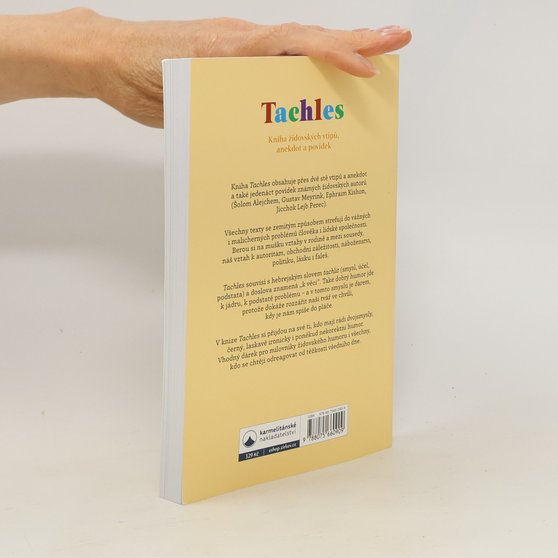 Markéta Frejlachová Tachles : kniha židovských vtipů, anekdot a povídek