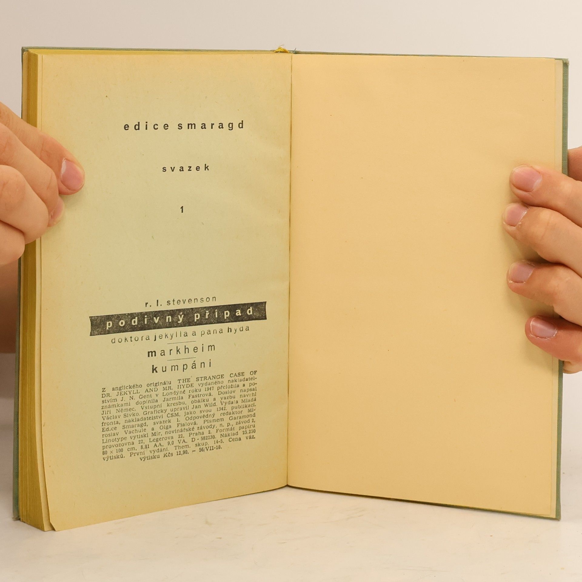 Robert Louis Stevenson Podivný případ doktora Jekylla a pana Hyda. Markheim. Kumpáni