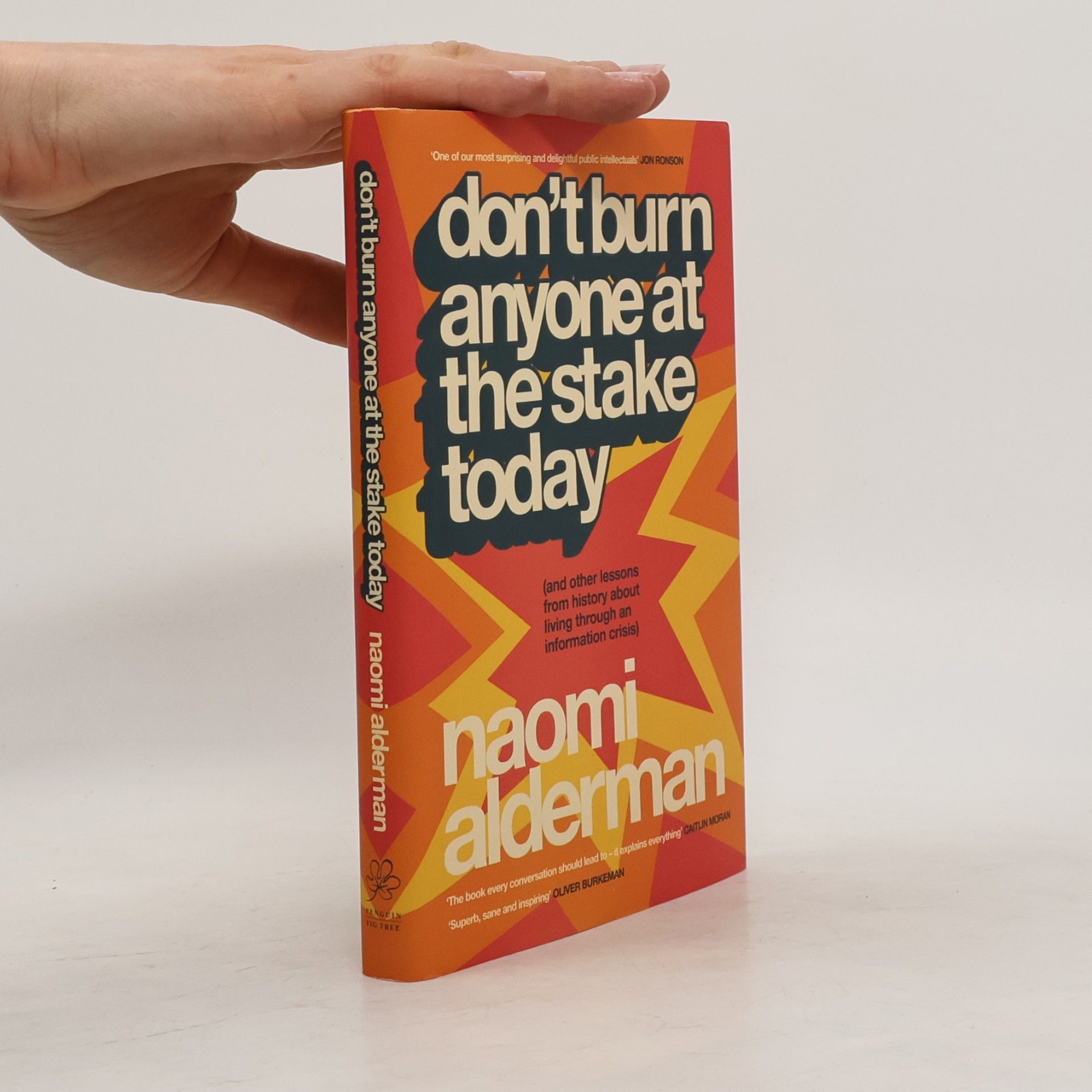 Naomi Alderman Don't Burn Anyone at the Stake Today