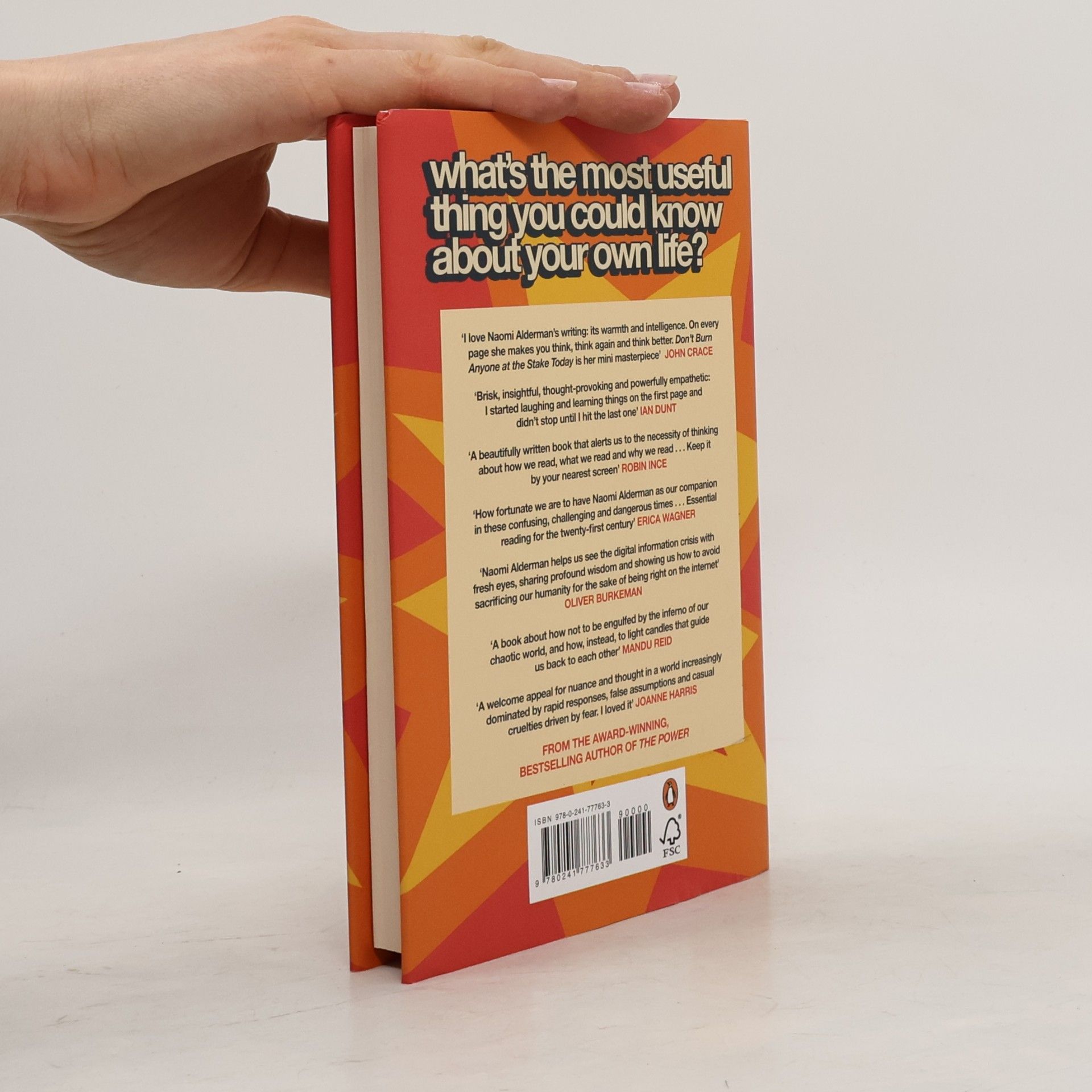 Naomi Alderman Don't Burn Anyone at the Stake Today