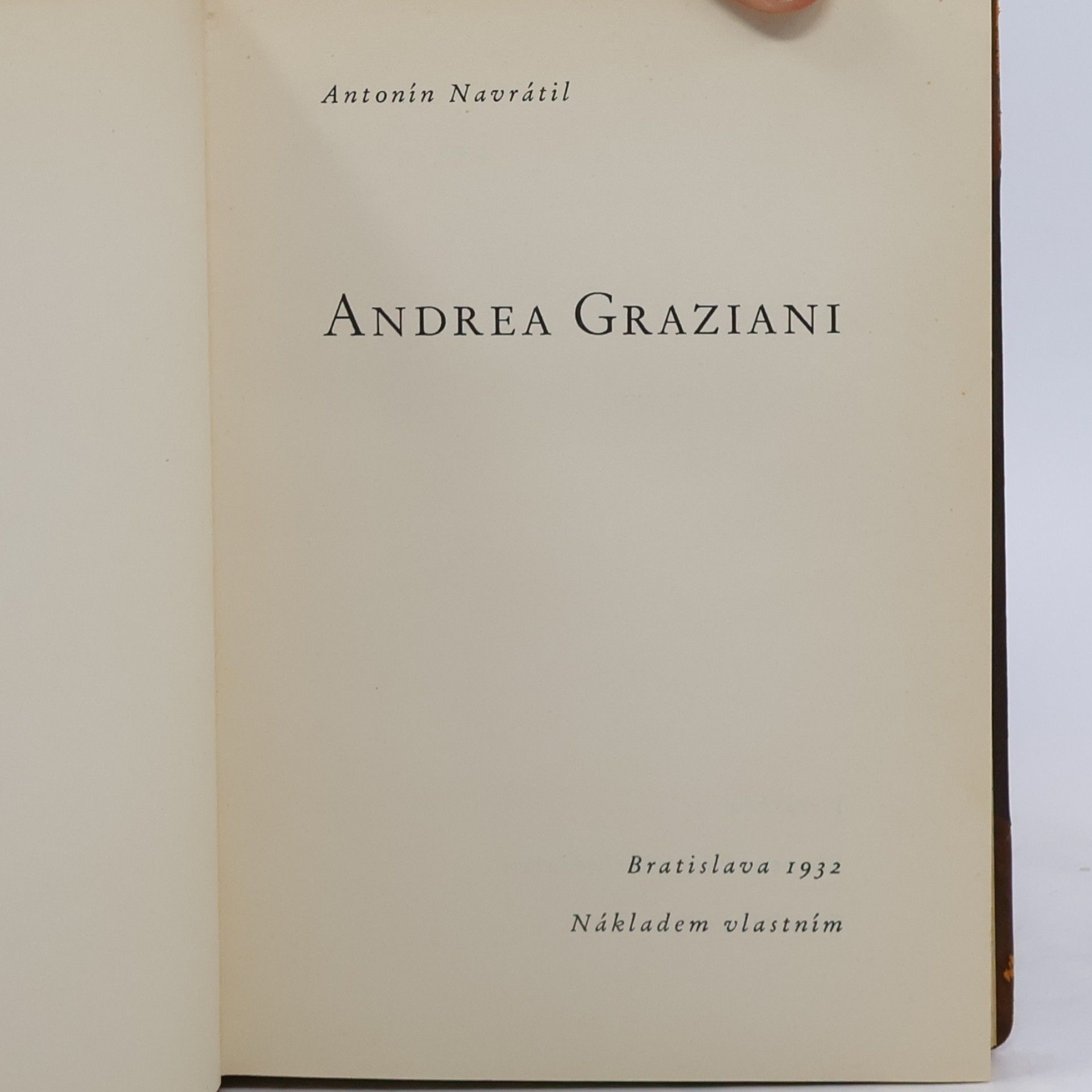 Antonín Navrátil Andrea Graziani.