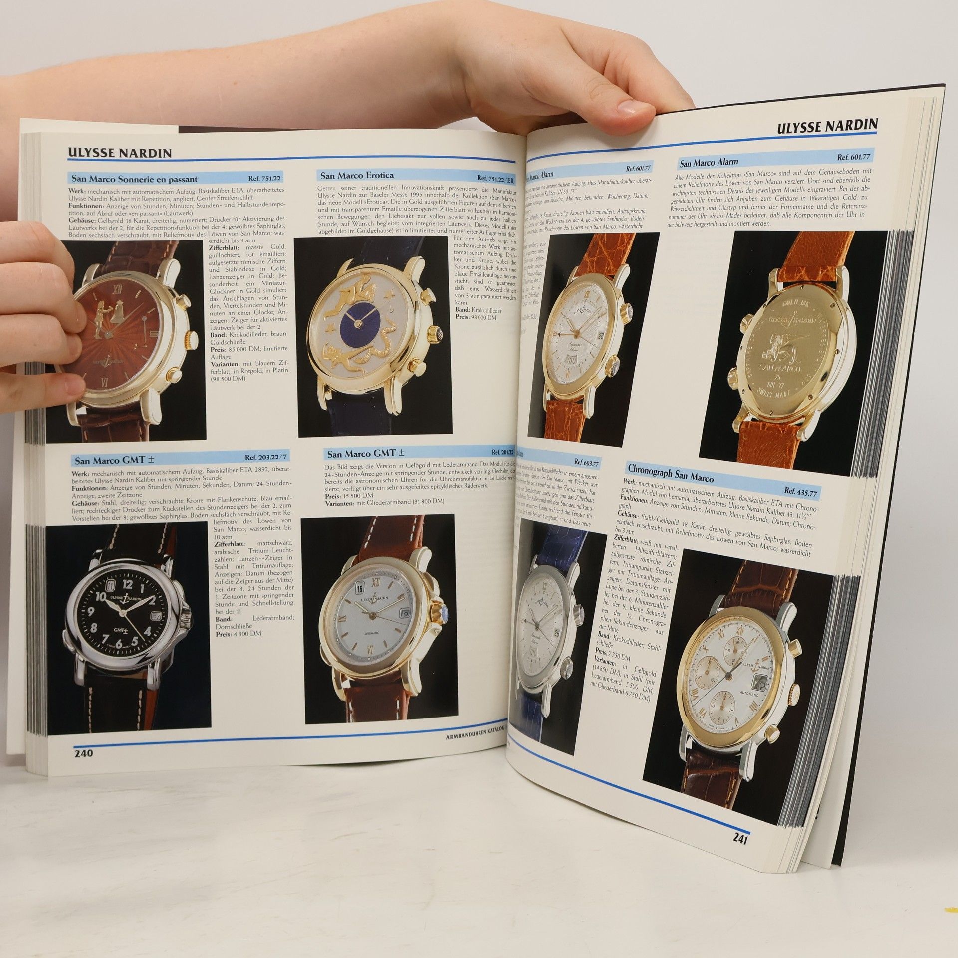 Luis Fernandes Armbanduhren International Katalog