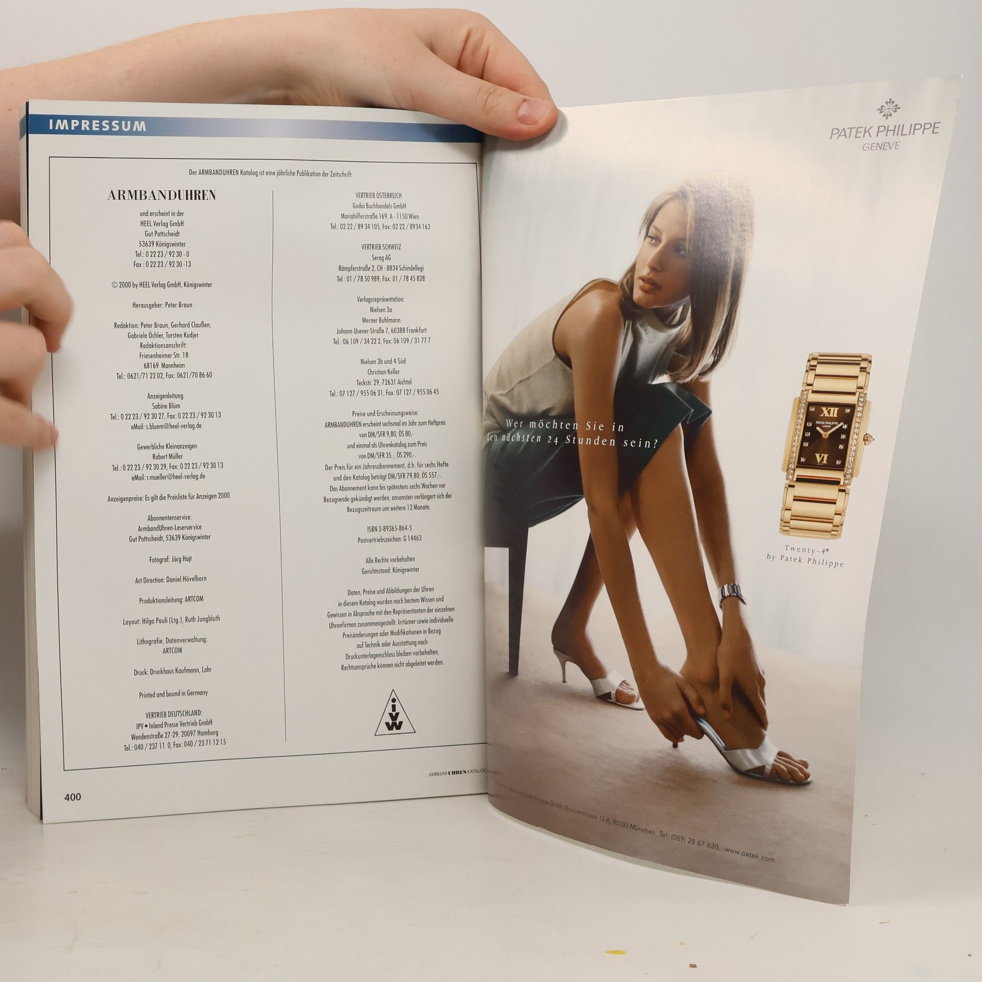 Peter Braun Armbanduhren Katalog 2001