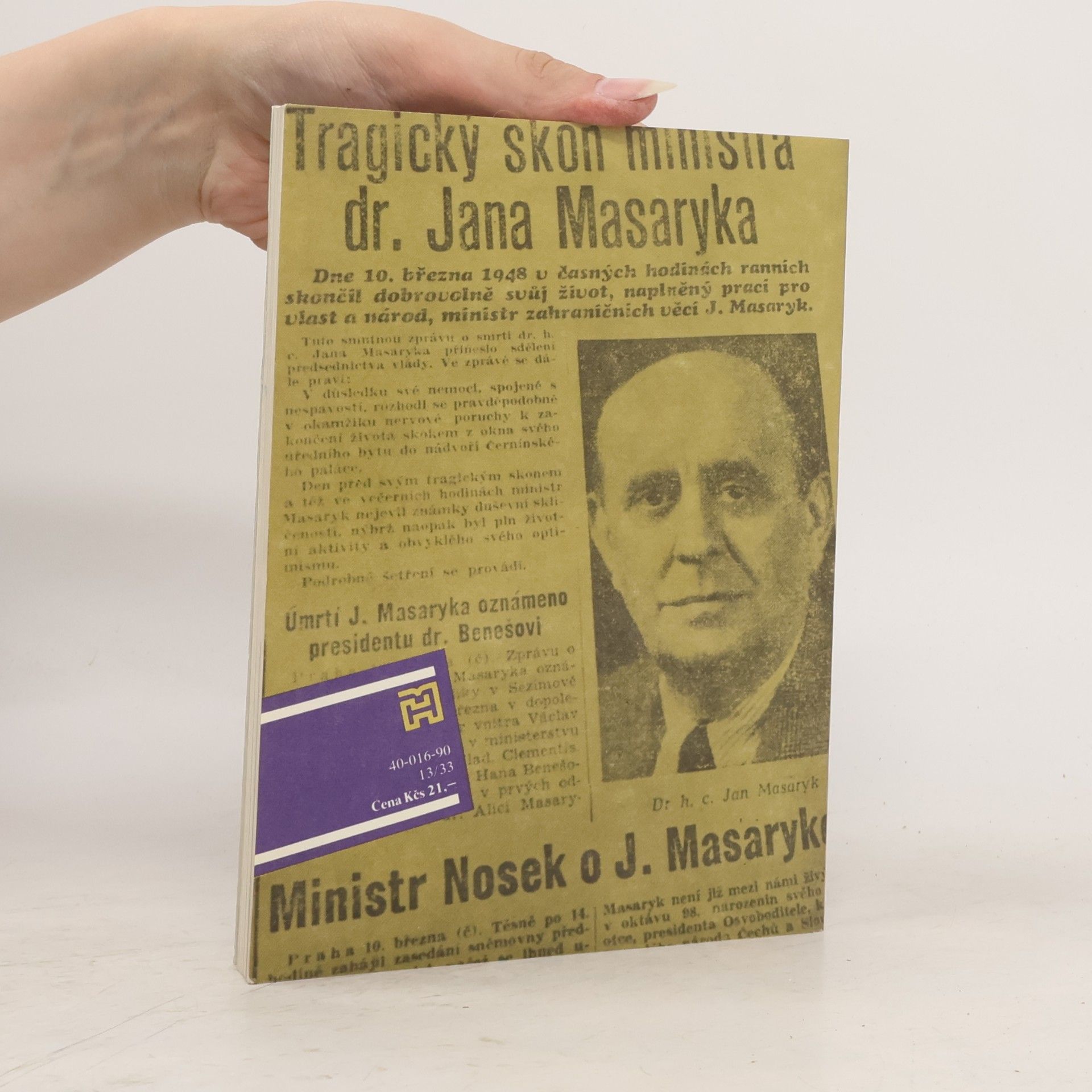 Petr Kettner Proč zemřel Jan Masaryk?