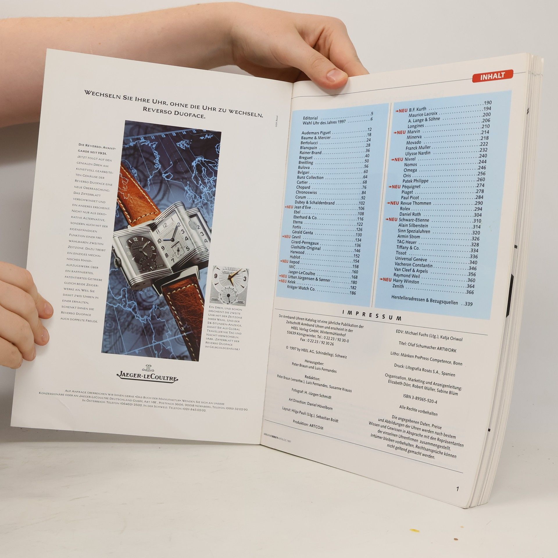 Autorenkollektiv Armbanduhren Katalog 1997