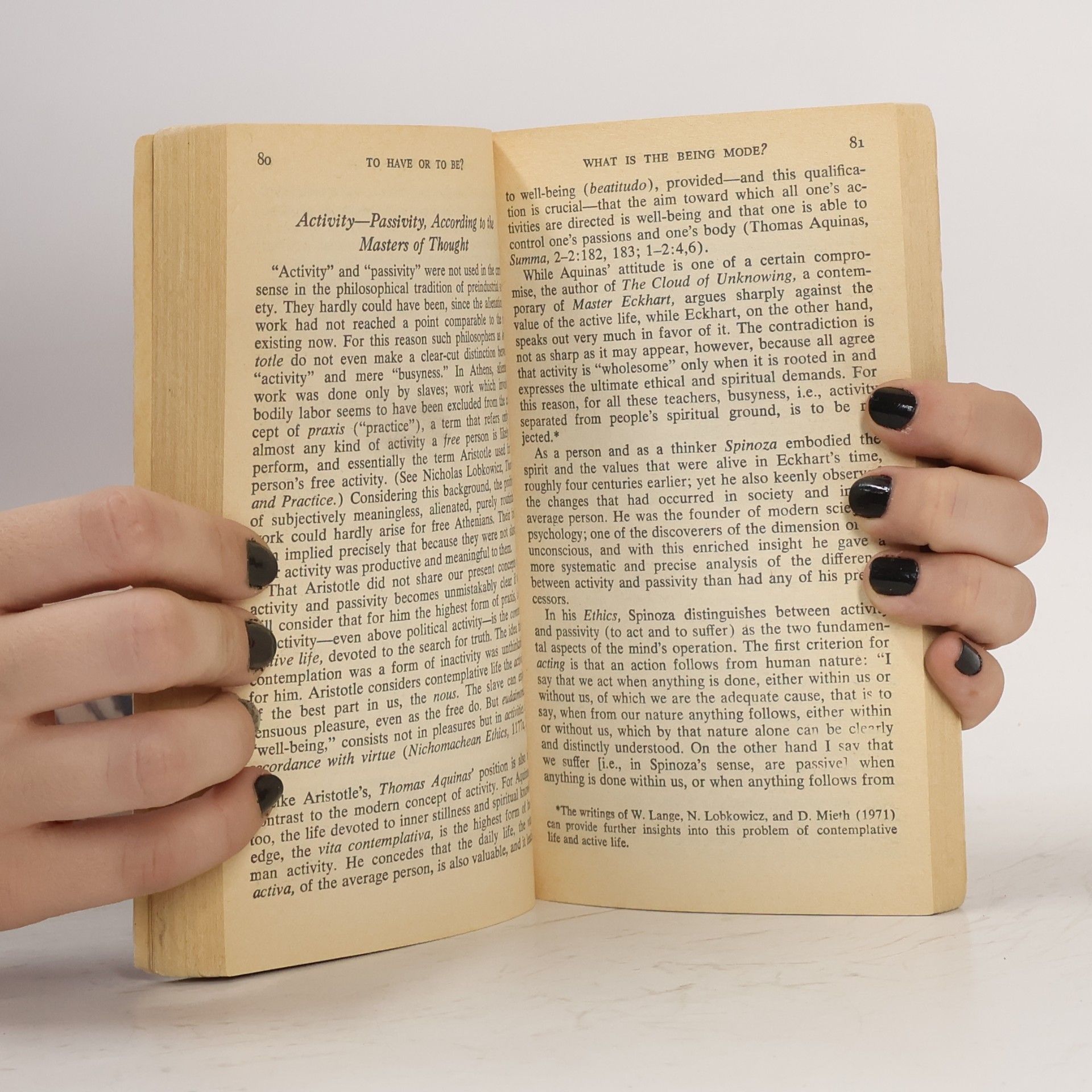 Erich Fromm To Have or to Be