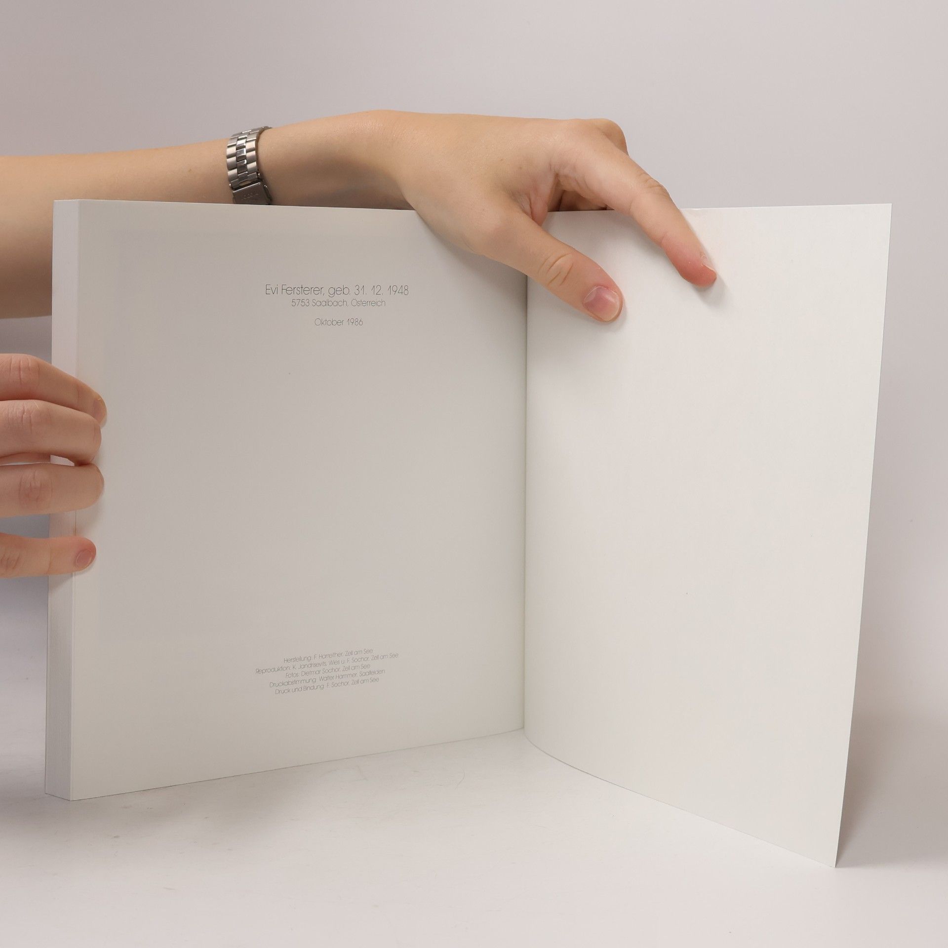 Collectif d'auteurs Evi Fersterer
