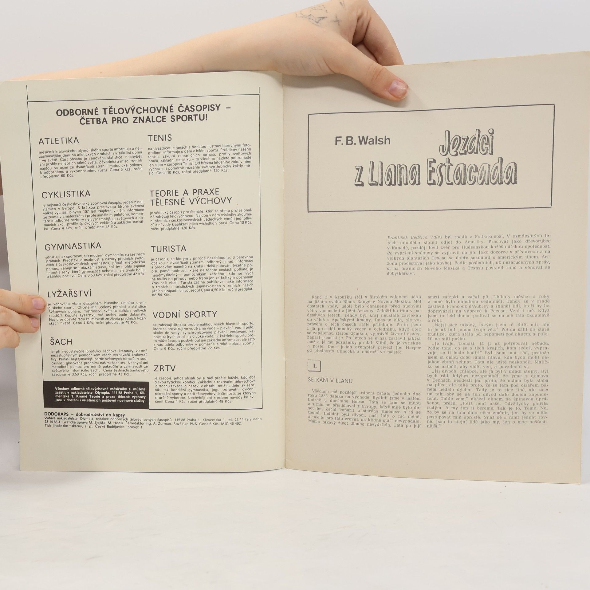F. B. Walsh Dodokaps 4/1990. Jezdci z Llana Estacada