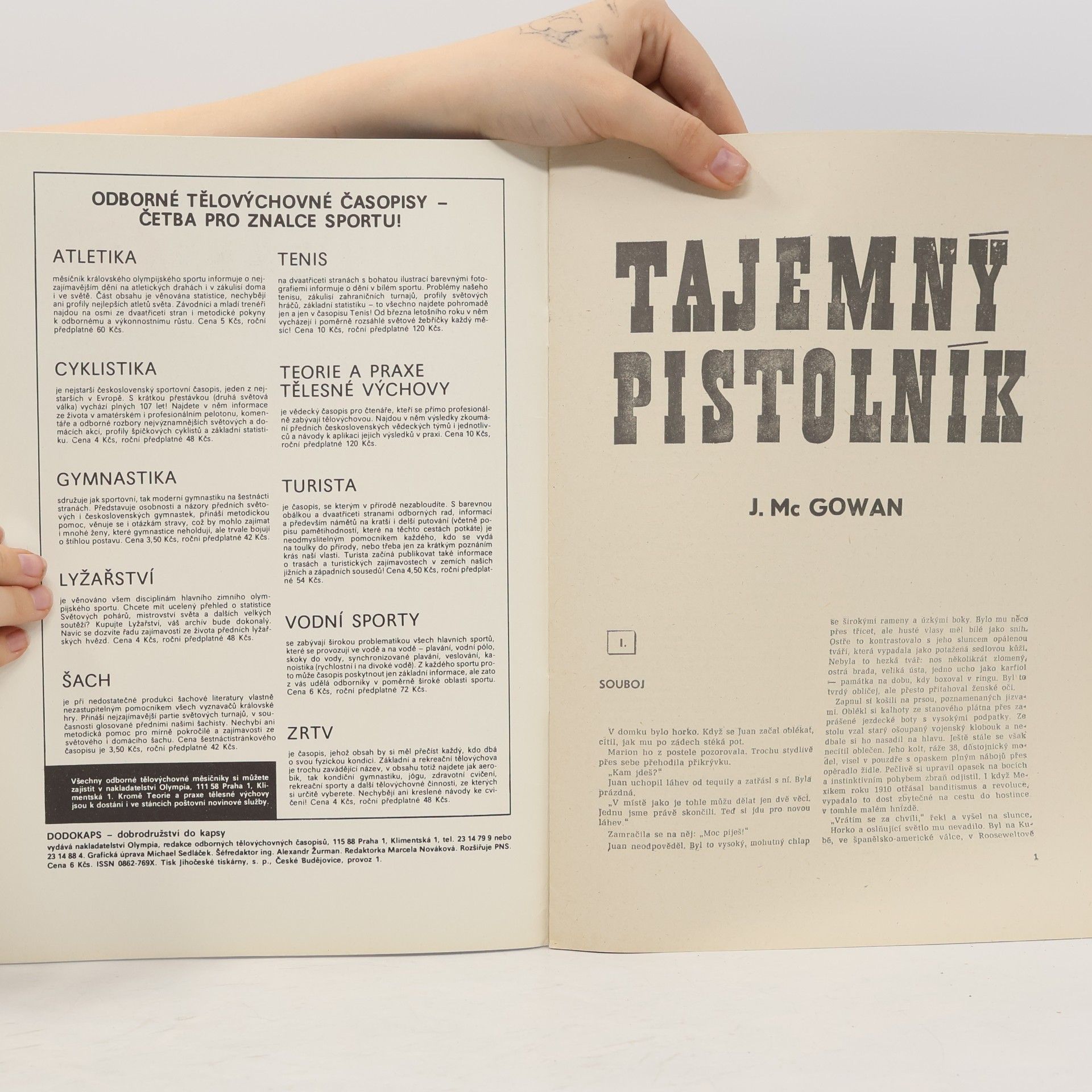 J. Mc Gowan Tajemný pistolník 7/1990