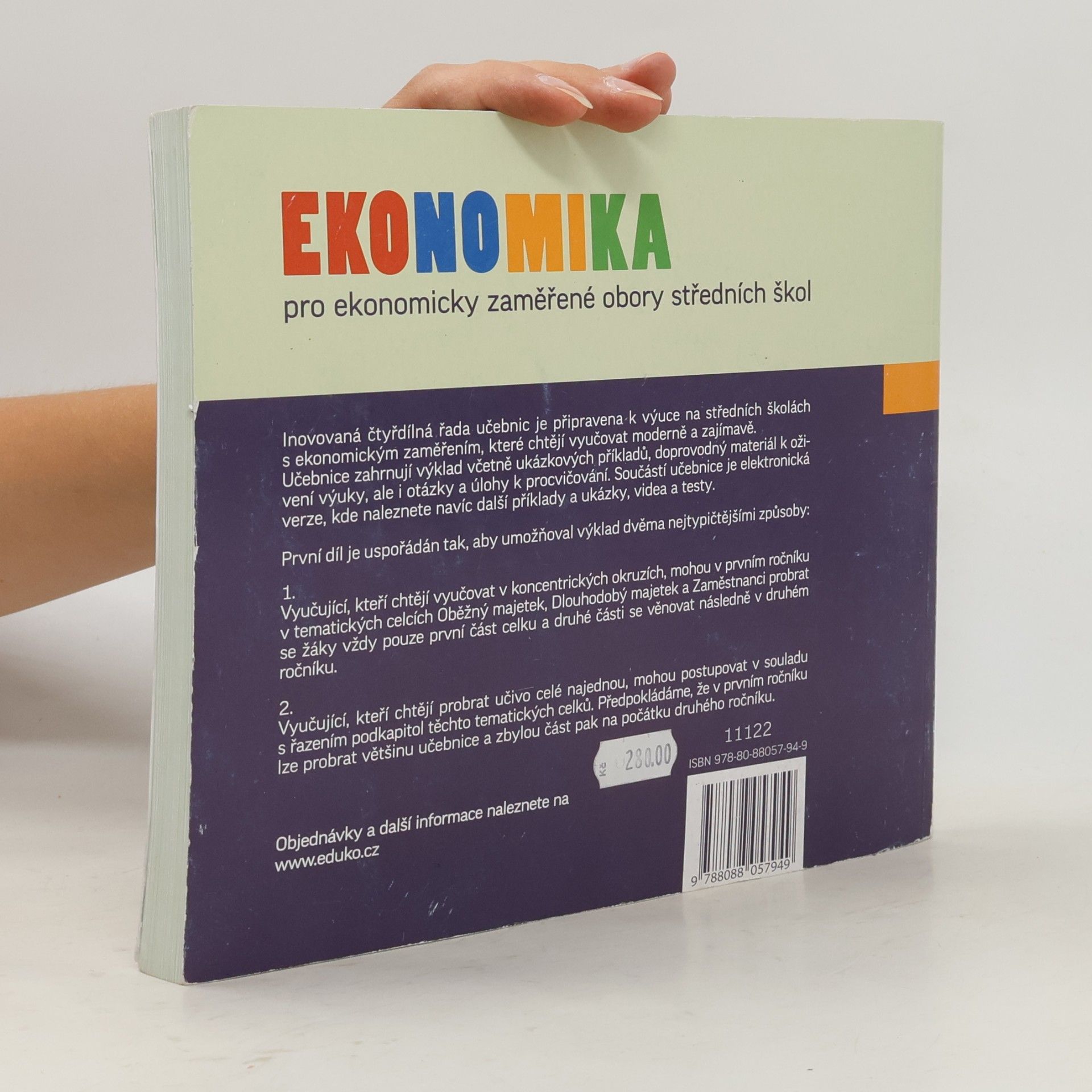 Petr Klínský Ekonomika pro ekonomicky zaměřené obory středních škol. 1. Podnikání, majetek a zaměstnanci