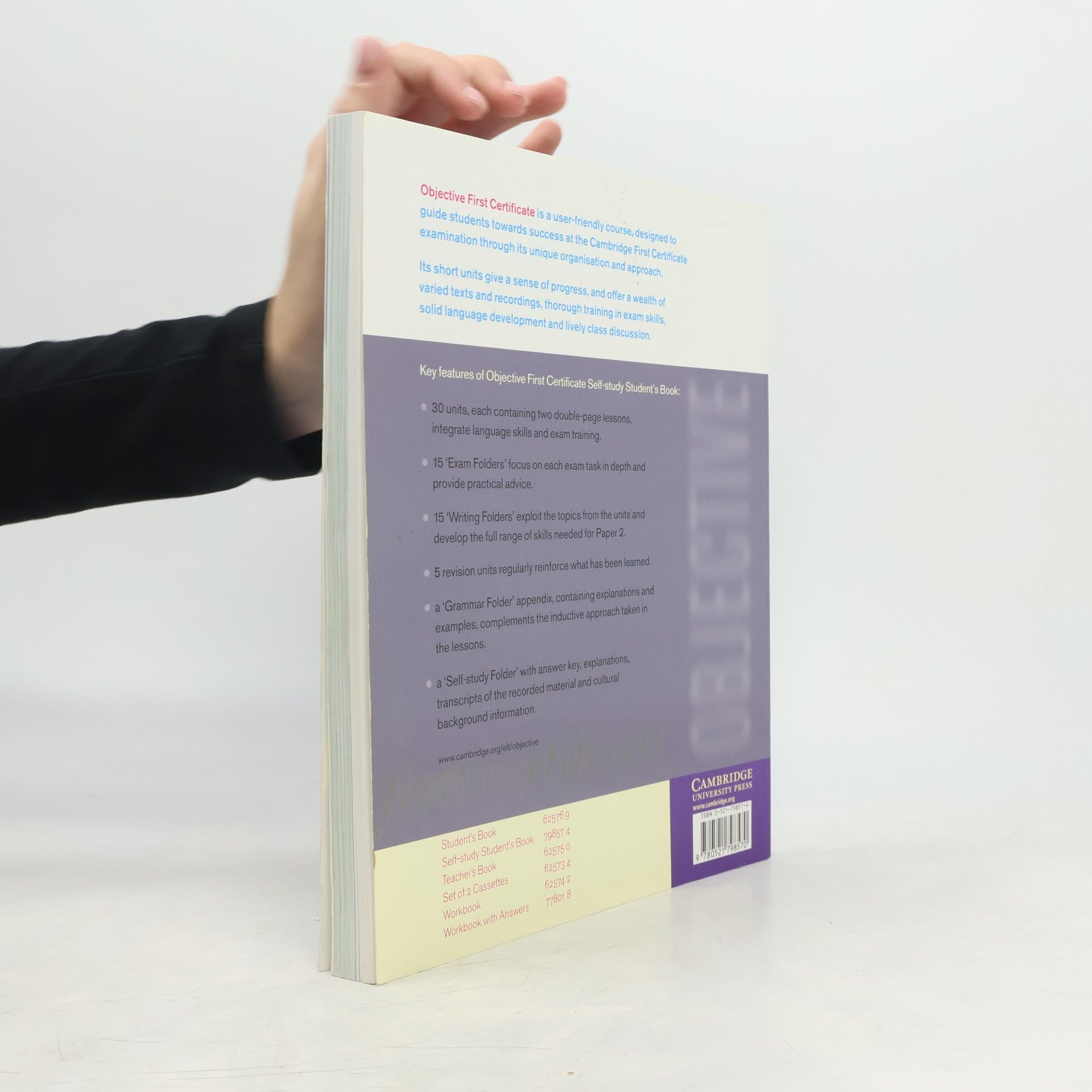 Annette Capel Objective First Certificate : Self-study Student's Book