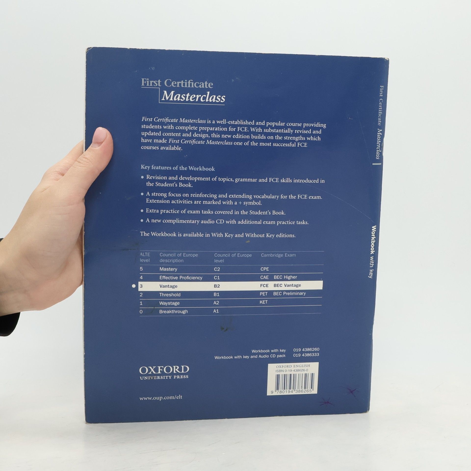 Simon Haines First Certificate Masterclass. Workbook with key