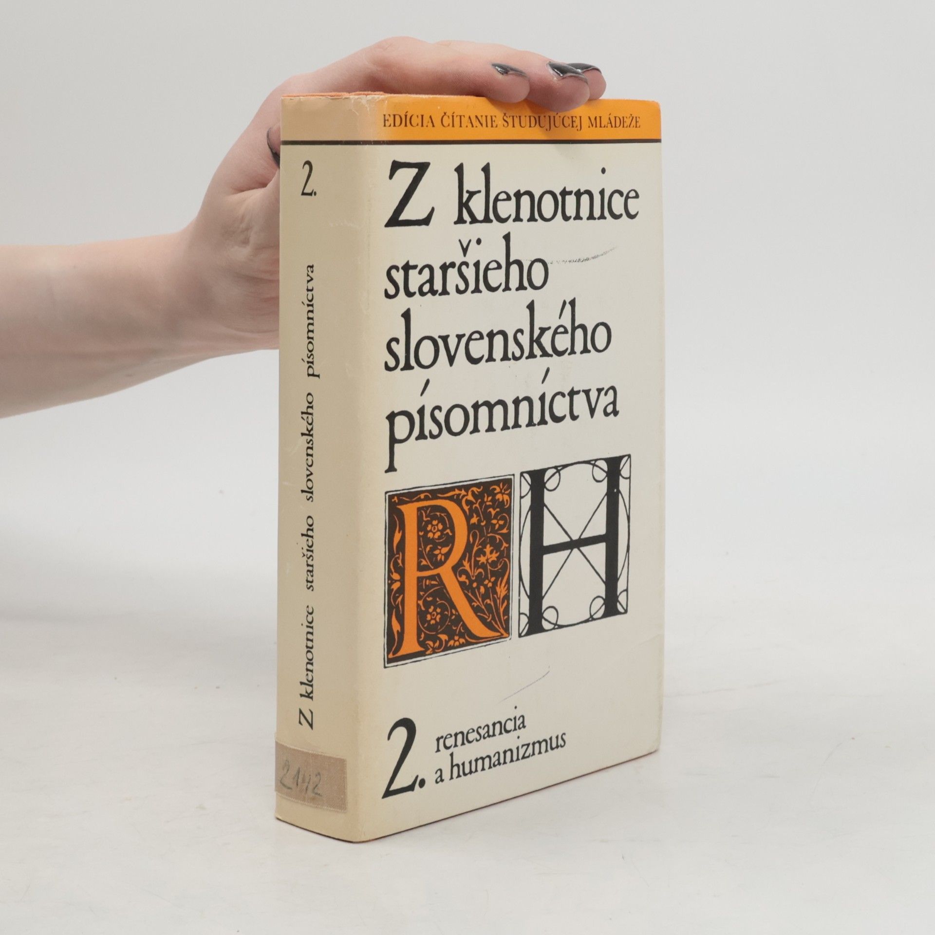 Josef Minárik Z klenotnice staršieho slovenského písomníctva 2. Renesancia a humanizmus