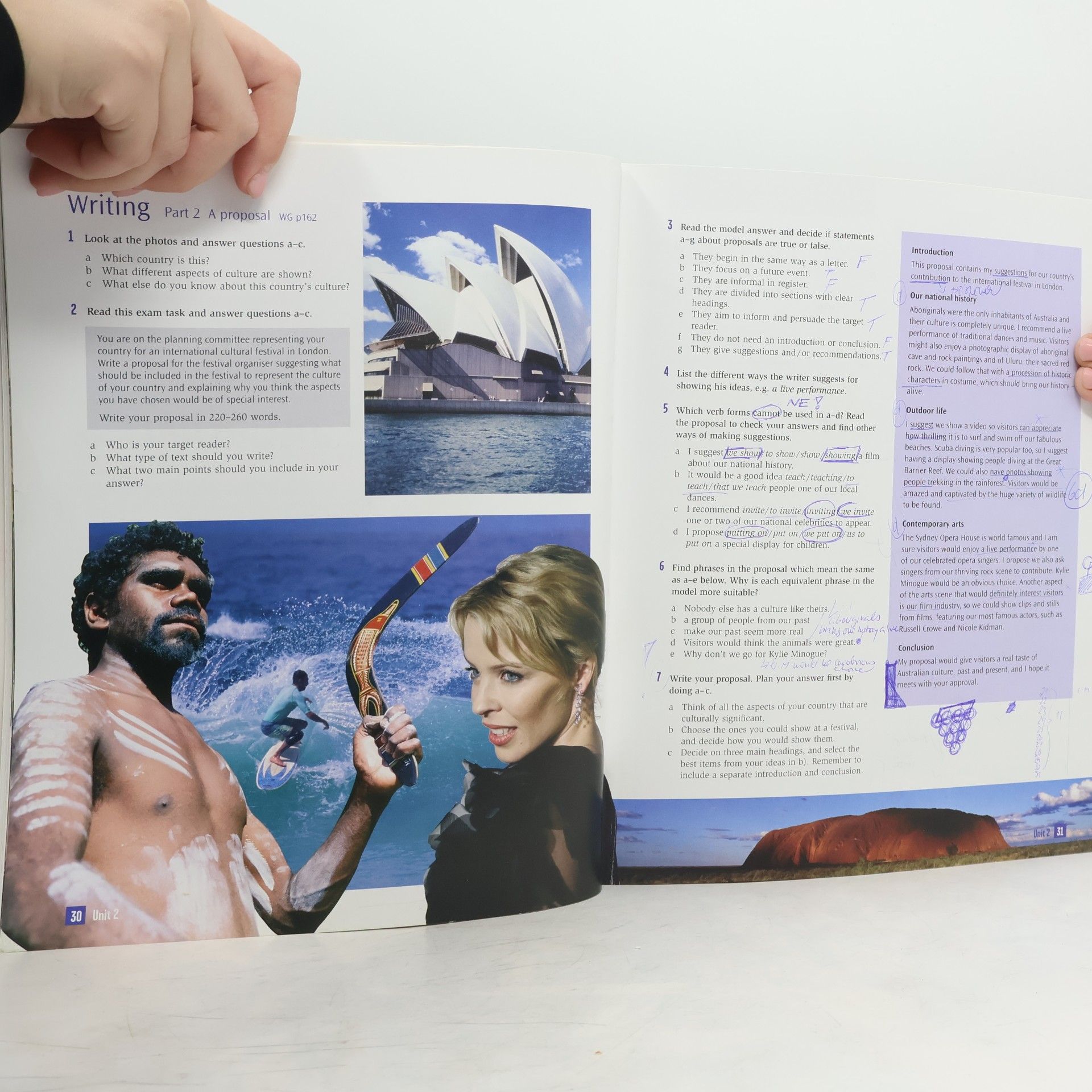 Kathy Gude CAE result. Student's book