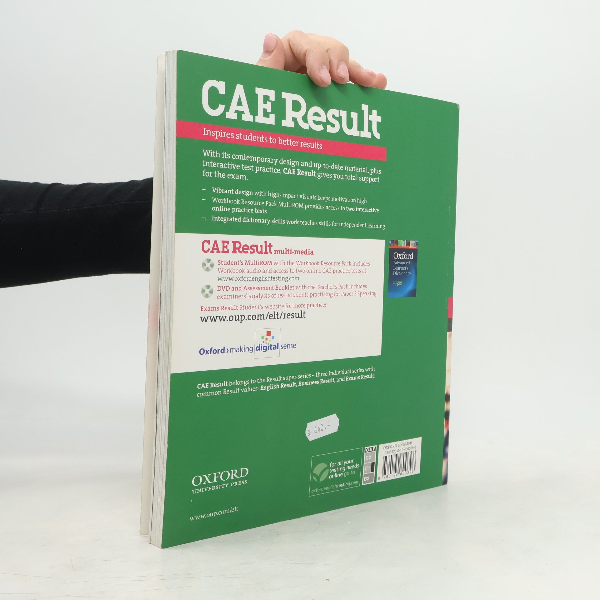 Kathy Gude CAE result. Student's book