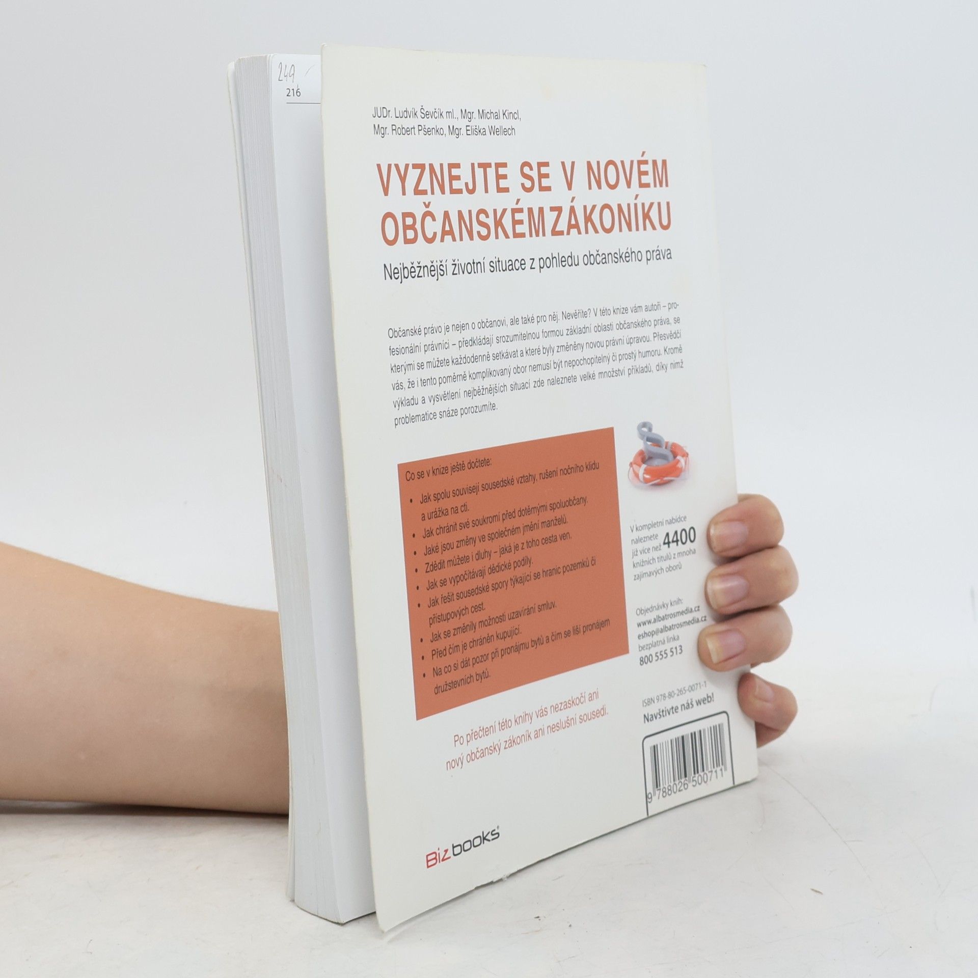 Ludvík Ševčík Vyznejte se v novém občanském zákoníku. Nejběžnější životní situace z pohledu občanského práva
