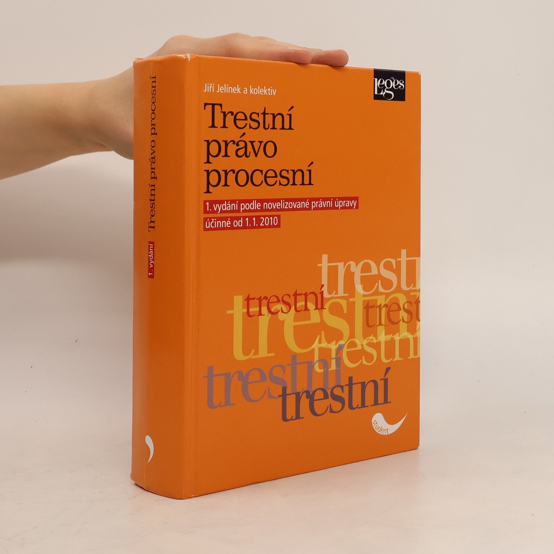 Jiří Jelínek Trestní právo procesní
