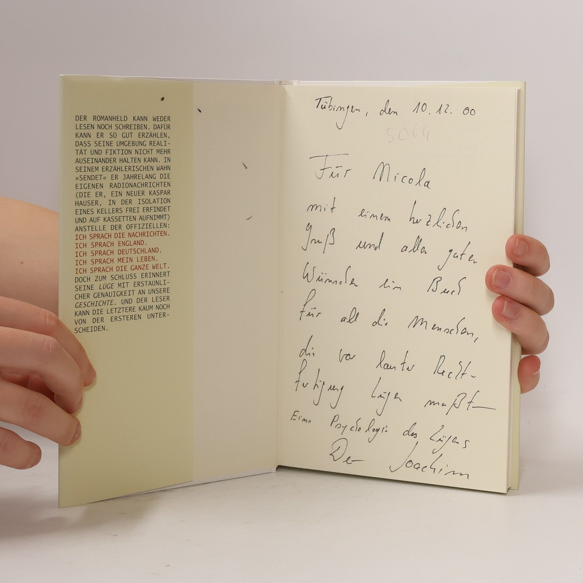 Joachim Zelter Die Würde des Lügens