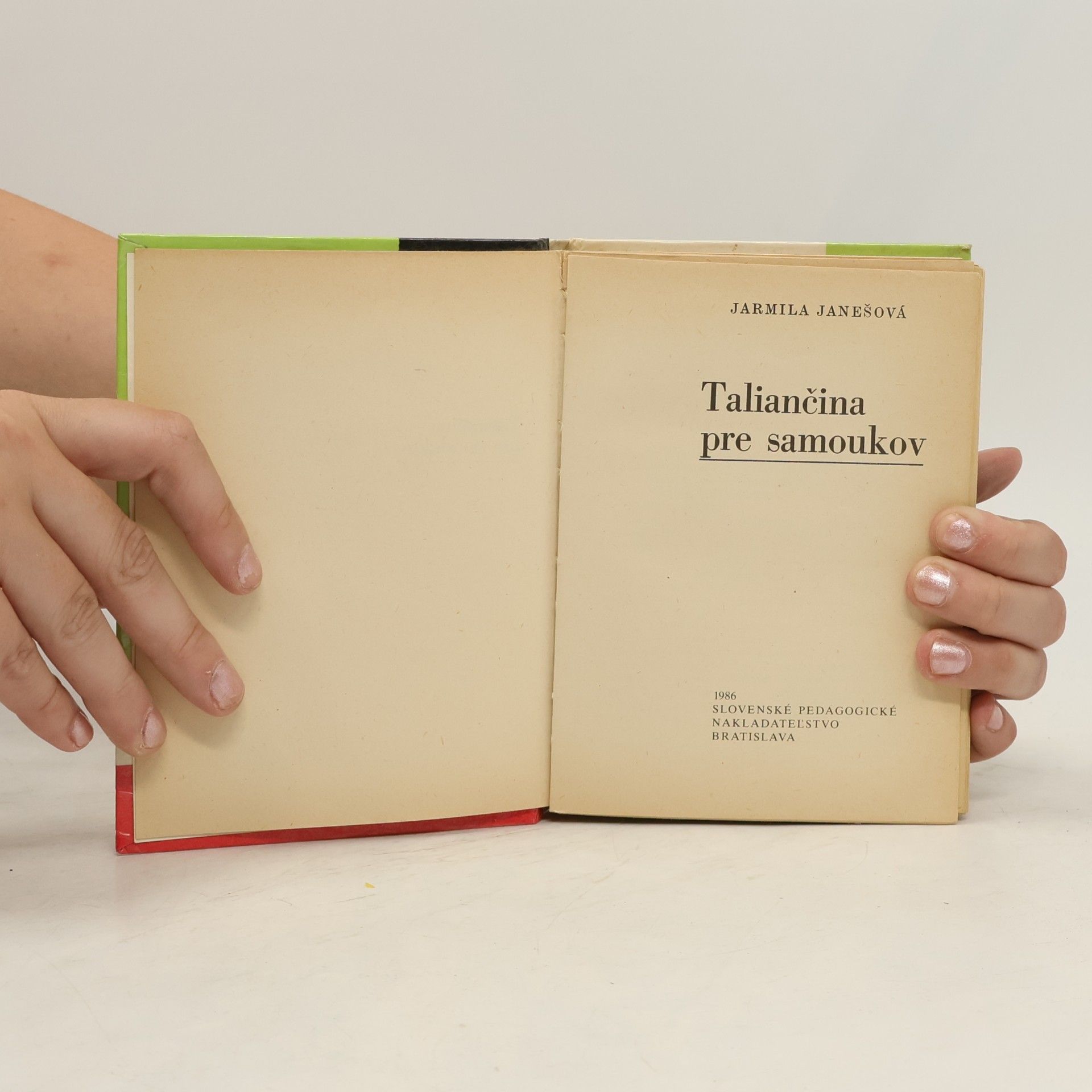 Jarmila Janešová Taliančina pre samoukov